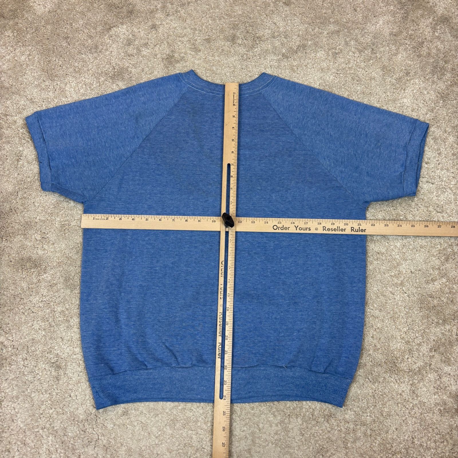 Vintage Vintage 70s Raglan Short Sleeve Sweatshirt Pullover Men's L Size US L / EU 52-54 / 3 - 3 Thumbnail