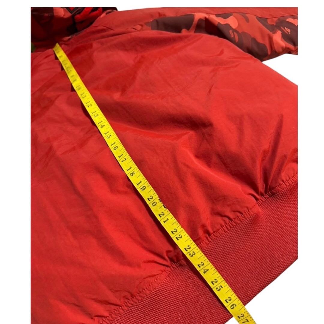 Bape BAPE Shark Puffer Down Jacket Red camo Size US L / EU 52-54 / 3 - 7 Thumbnail