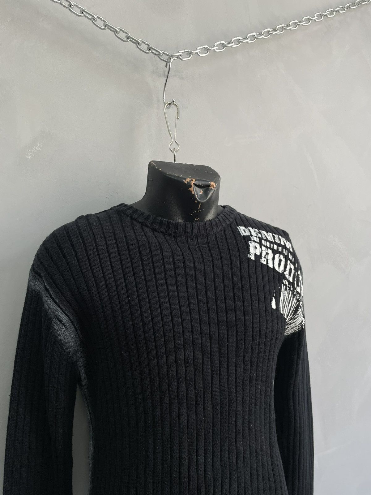 If Six Was Nine If six was nine style y2k Black Ribbed Knit Sweater Size L Size US L / EU 52-54 / 3 - 3 Thumbnail