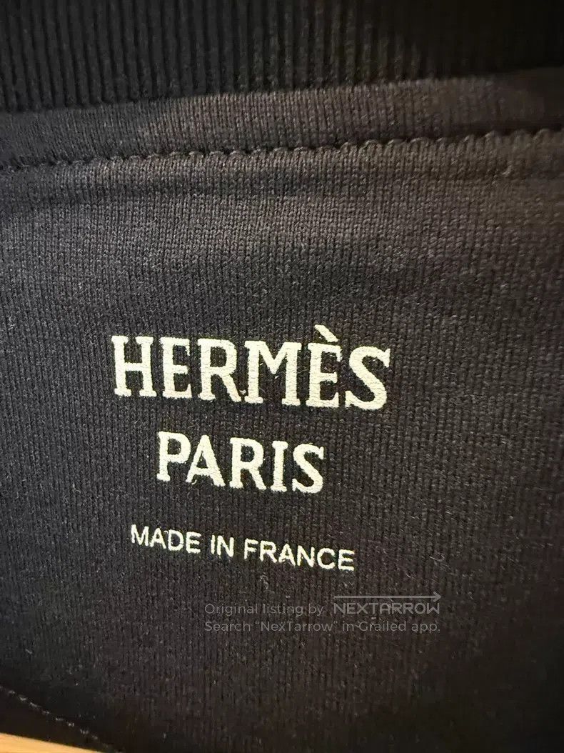 Hermes Hermes Black Short Sleeve T-Shirt Size M / US 6-8 / IT 42-44 - 4 Thumbnail