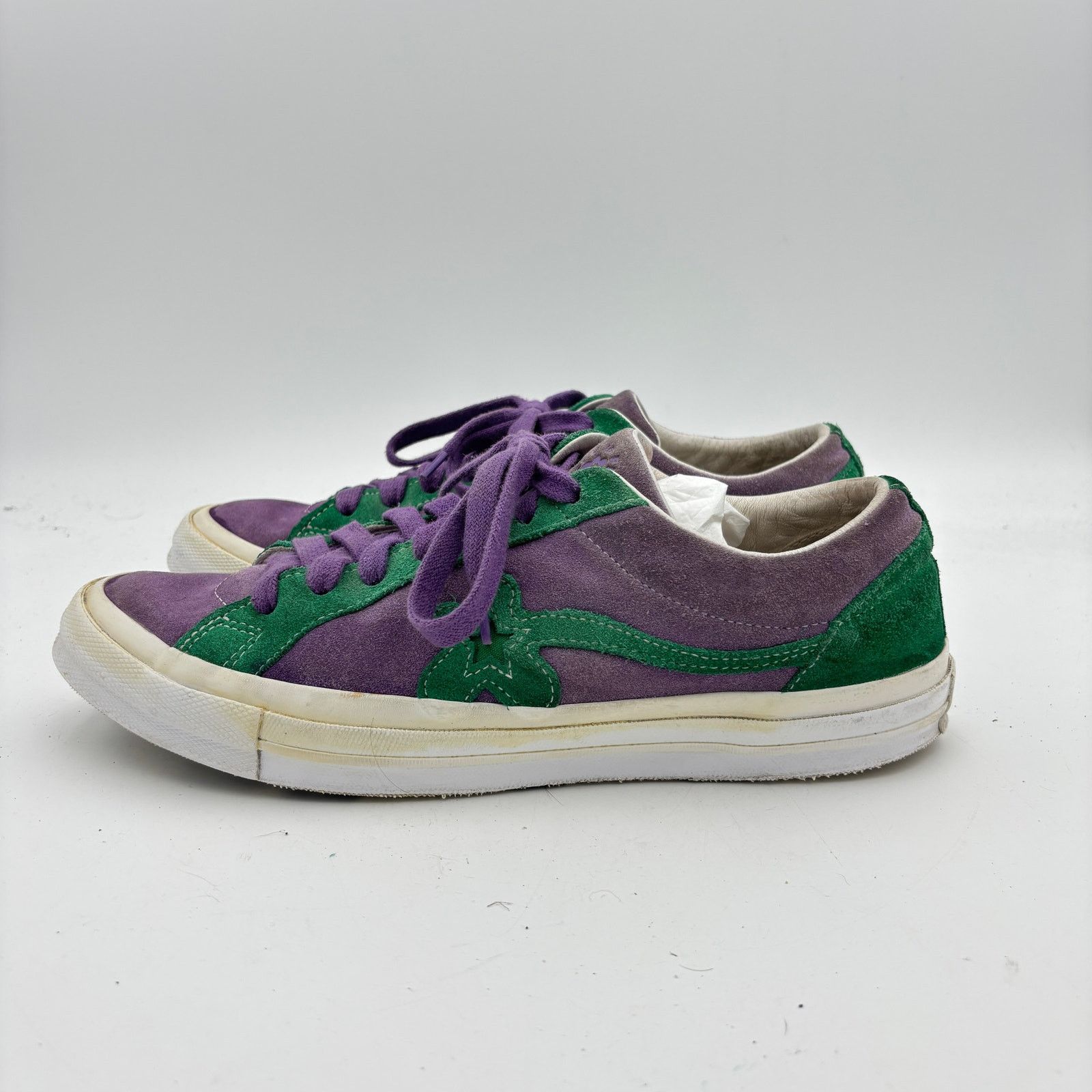 Converse × Golf le Fleur × Tyler The Creator Converse Golf Le Fleur One Star Ox Purple Heart Shoes 12 Size US 12 / EU 45 - 5 Thumbnail
