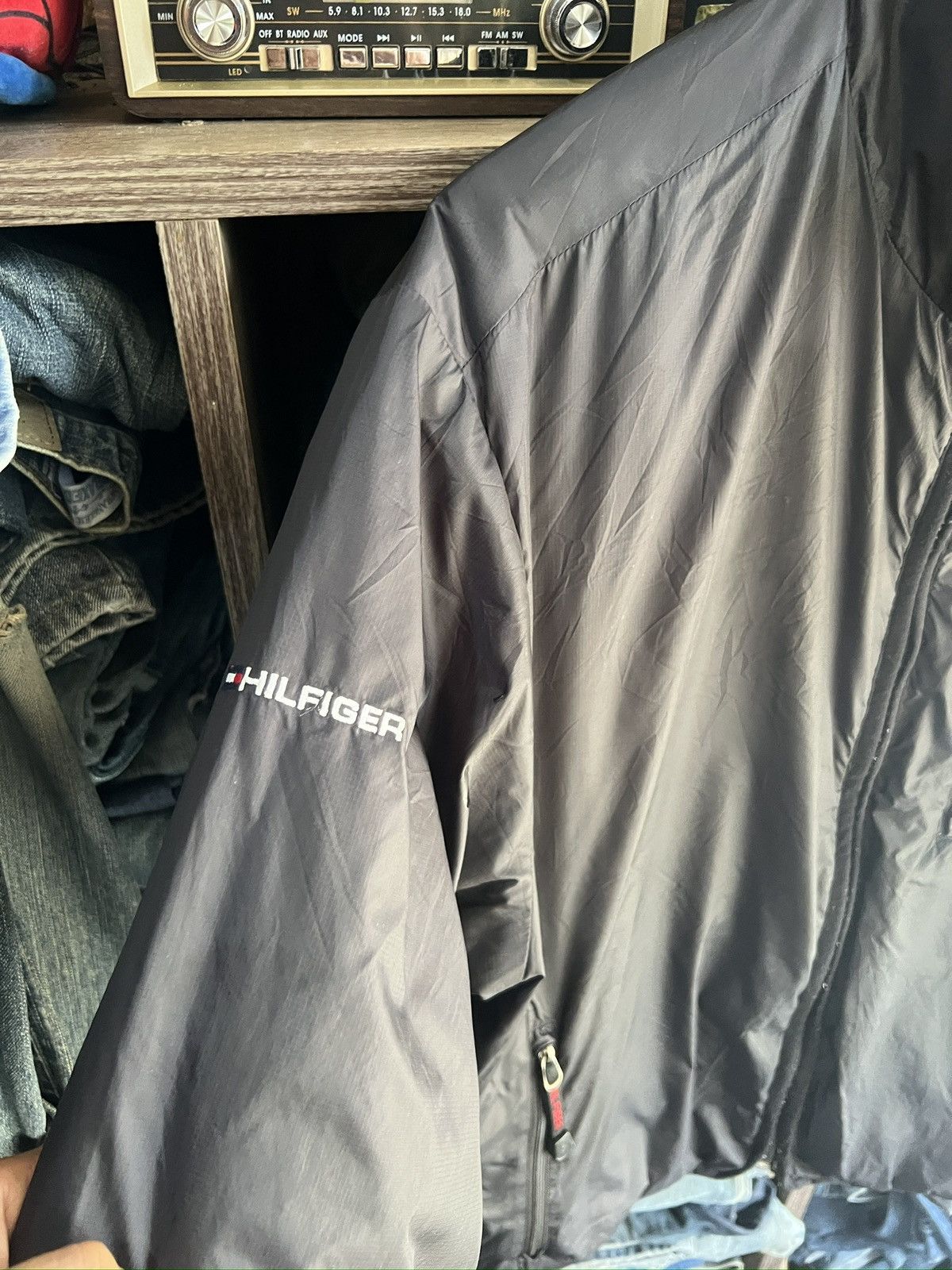 Tommy Hilfiger 🔥Reversible Tommy Hilfiger Zipper Jacket Size US L / EU 52-54 / 3 - 13 Thumbnail