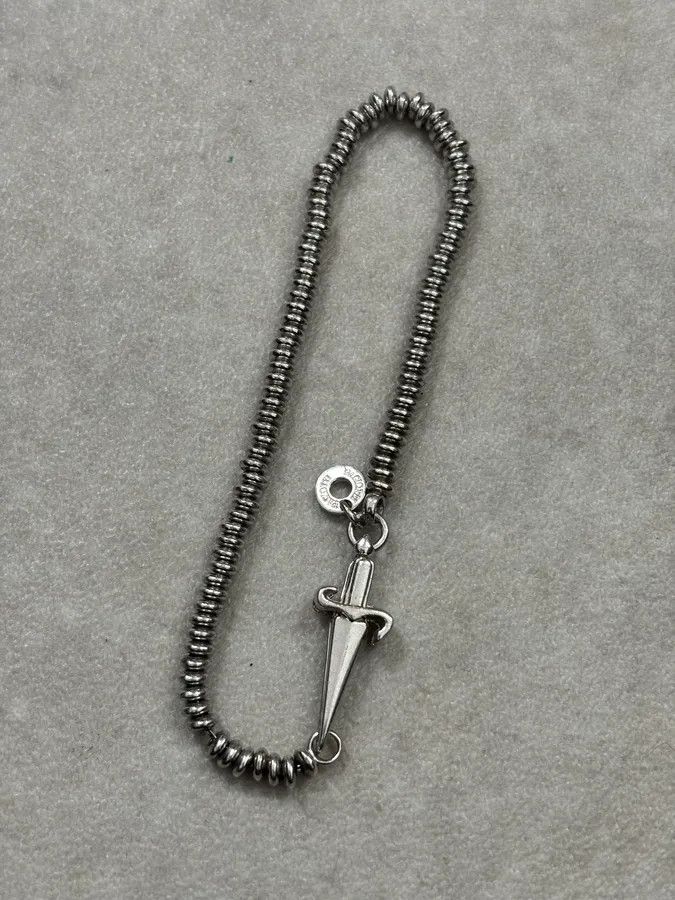 Vintage Cesare Paciotti Silver 925 Bracelet Cross Toggle Charm Size N/A Size ONE SIZE - 6 Thumbnail