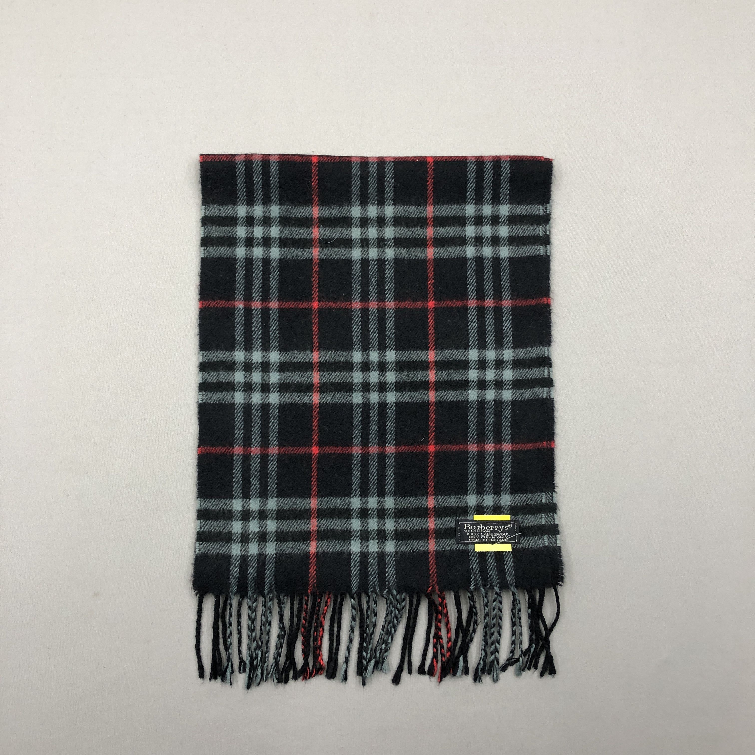 Burberry Vintage Burberry Scarf Muffler Wool Cashmere Scarves Size ONE SIZE - 2 Thumbnail