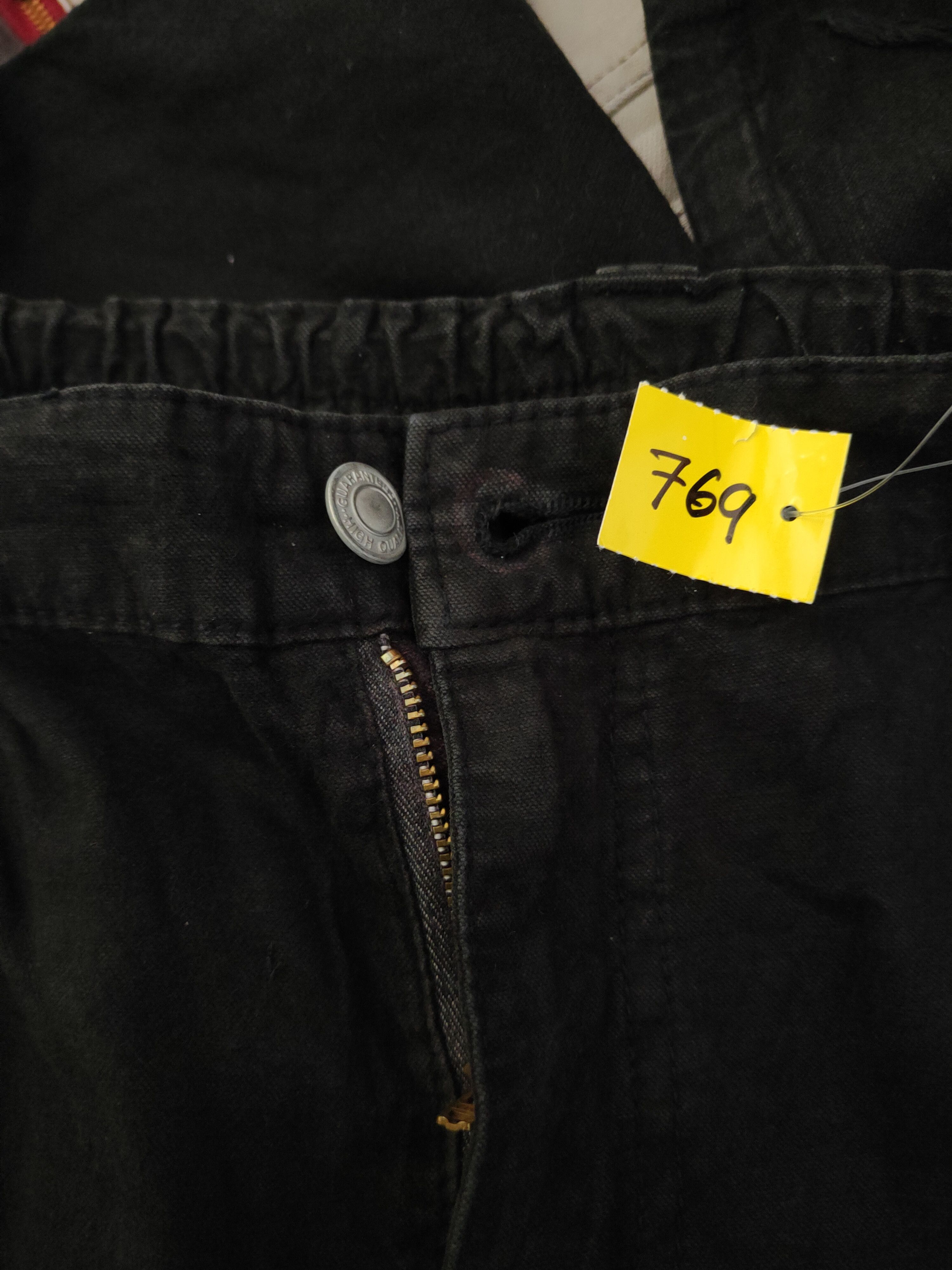Japanese Brand DL Japanese Brand Black Multipocket Cargo Pants #769 Size US 27 - 15 Thumbnail