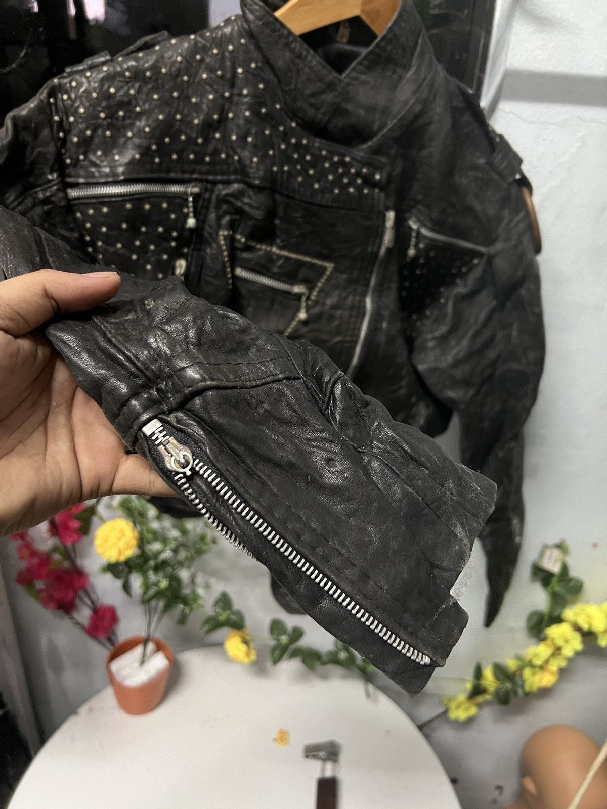 Designer × Le Grande Bleu (L.G.B.) × Seditionaries Leather Jacket DECK HAND By WHITEBOYS Size US M / EU 48-50 / 2 - 4 Thumbnail