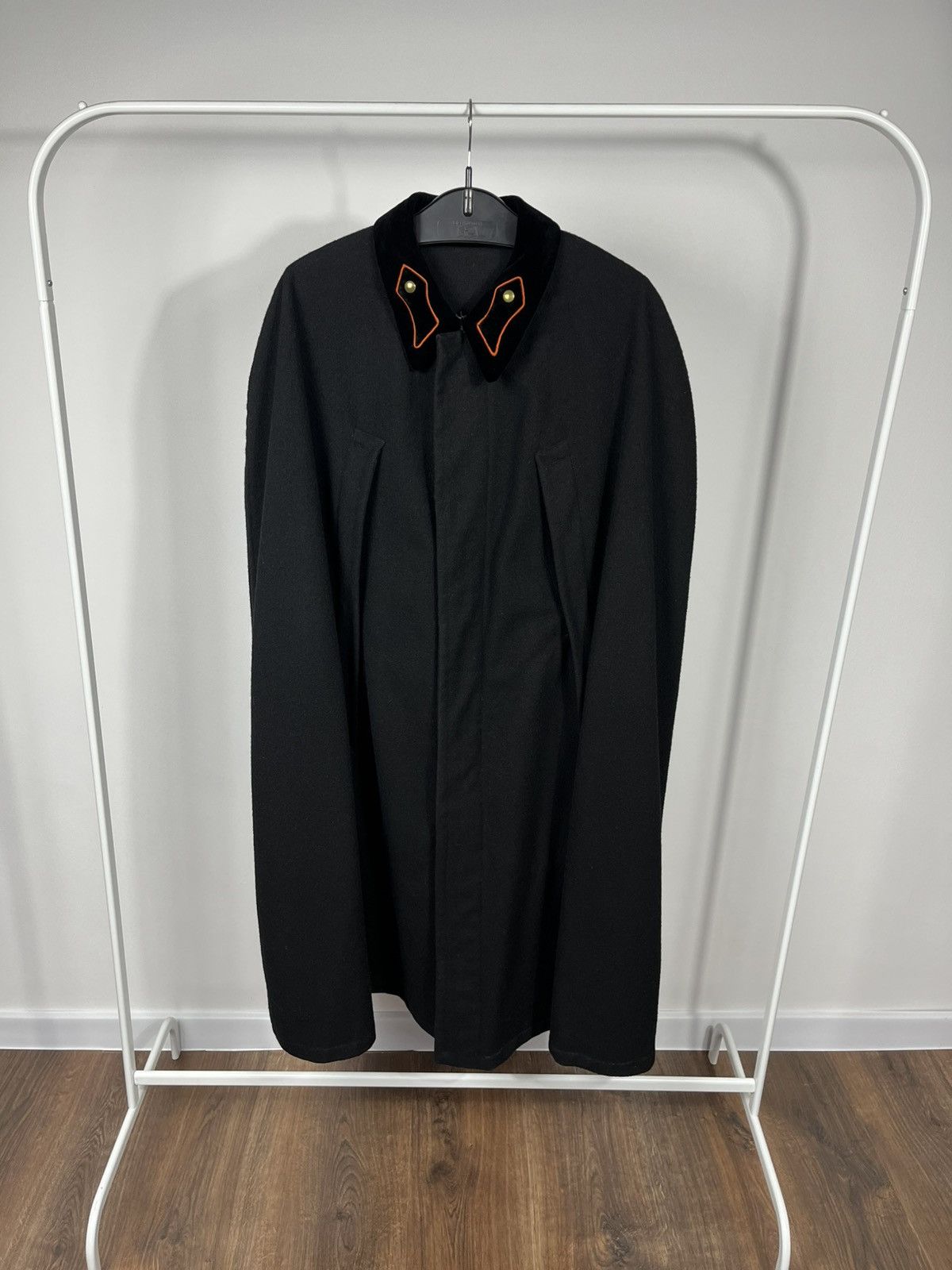 Other Vintage Military Army Wool Cape Cloak Black Coat Mens Size L Size US XL / EU 56 / 4 - 1 Thumbnail
