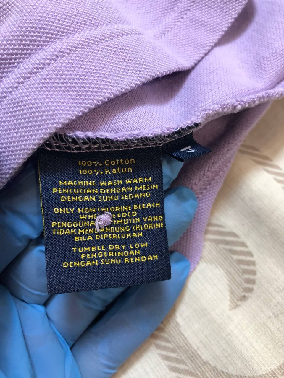 Polo Ralph Lauren Vintage 90s Polo Ralph Lauren Purple Polo Shirt Size US XL / EU 56 / 4 - 3 Thumbnail