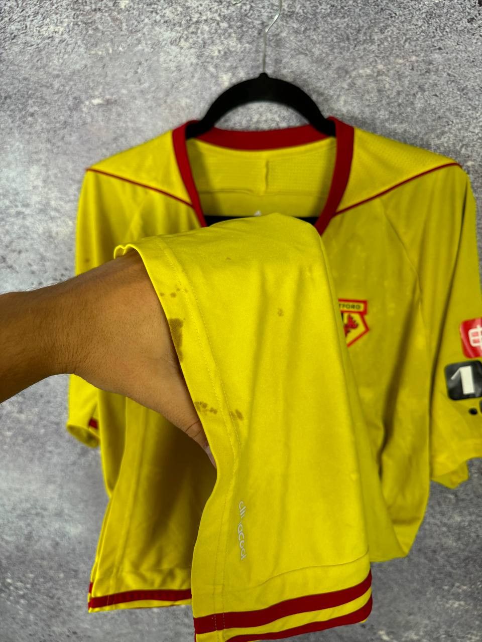 Adidas Vintage Watford FC 2017/18 Adidas Soccer Jersey Size US XXL / EU 58 / 5 - 11 Thumbnail