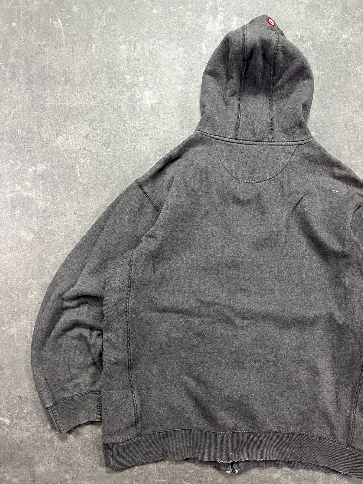Ecko Unltd. Ecko Unltd Multilogo Embroidered Baggy Faded Zip Hoodie L XL Size US L / EU 52-54 / 3 - 12 Thumbnail
