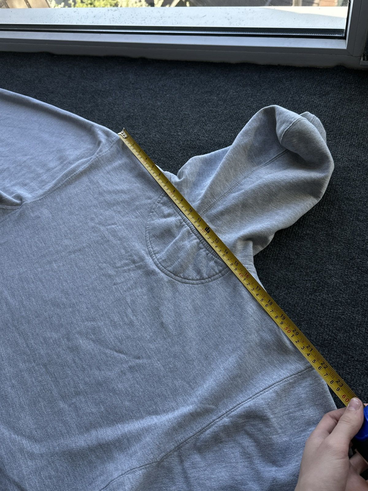 Vintage NEBRASKA HUSKERS 🚨 MEN GRAY BOXY HOODIE BIG LOGO Size US L / EU 52-54 / 3 - 19 Thumbnail