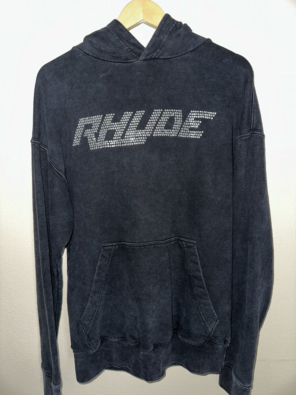 Image of Rhude Swarovski Hoodie in Black, Men's (Size XS)