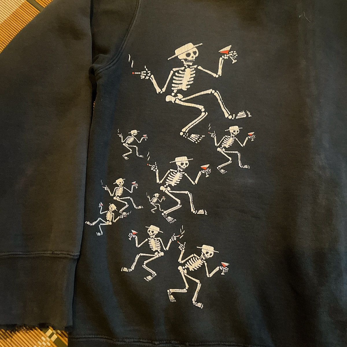 Band Tees × Vintage 🔥Very Rare🔥VTG90’s Social Distortion OG Skeleton Logo 🚬💀🎩🍷 Size US XXL / EU 58 / 5 - 10 Thumbnail