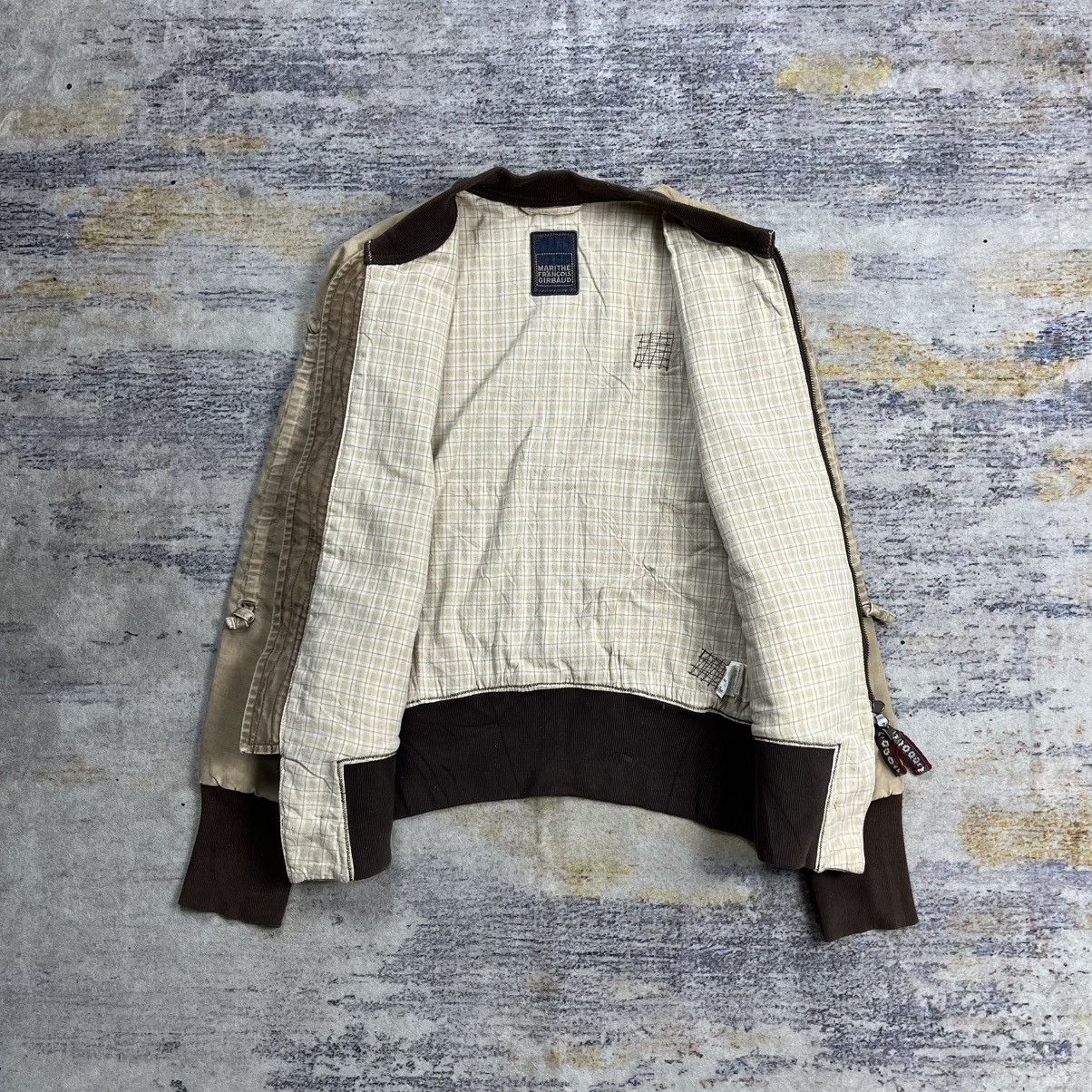 Marithe + Francois Girbaud Vintage Marithe francois Girbaud deconstruted bomber jacket Size US M / EU 48-50 / 2 - 8 Thumbnail