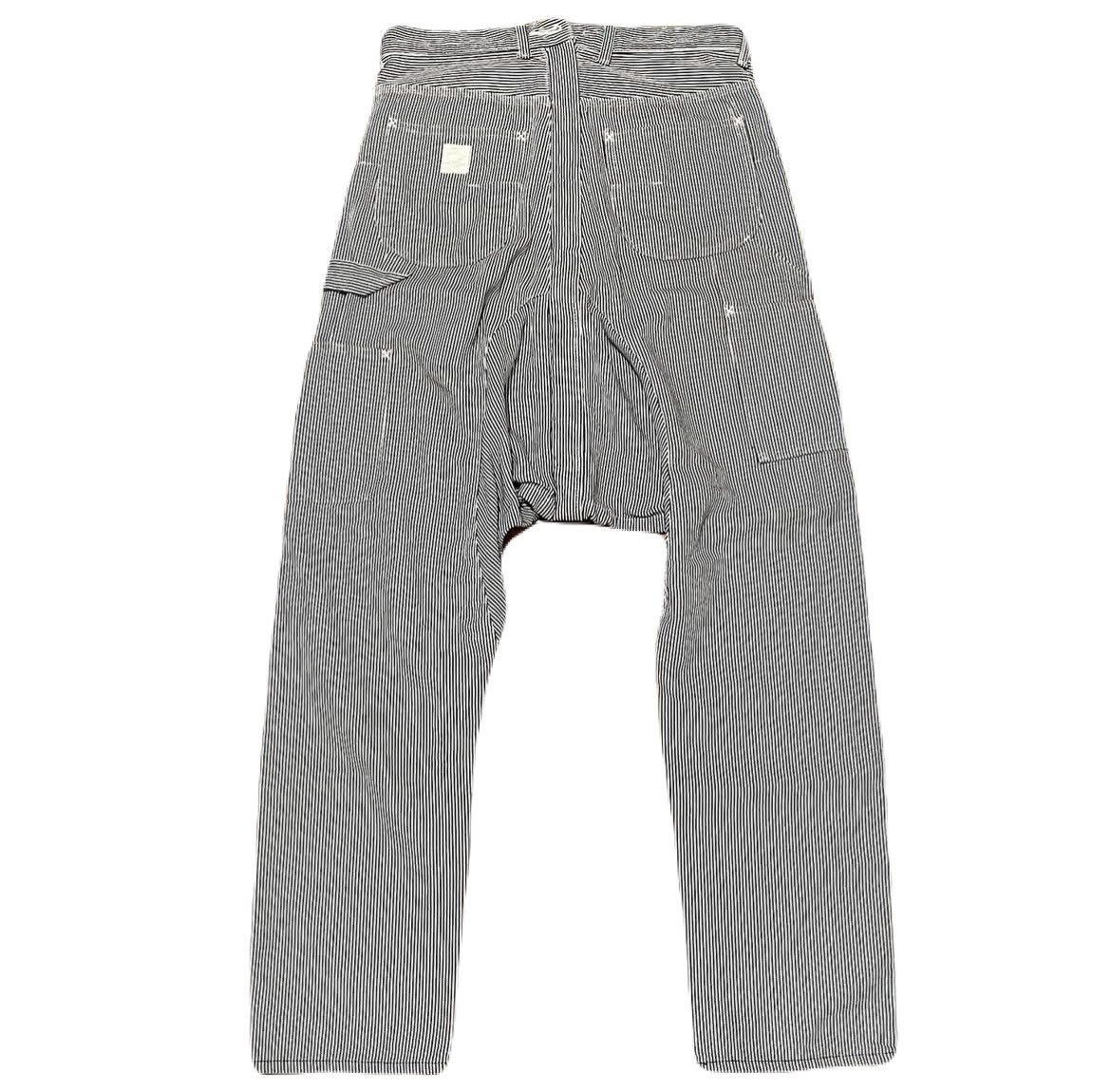 Comme des Garcons AD2011 Ganryu Cdg Hickory Stripe Drop Crotch Painter Pants Size US 30 / EU 46 - 1 Thumbnail