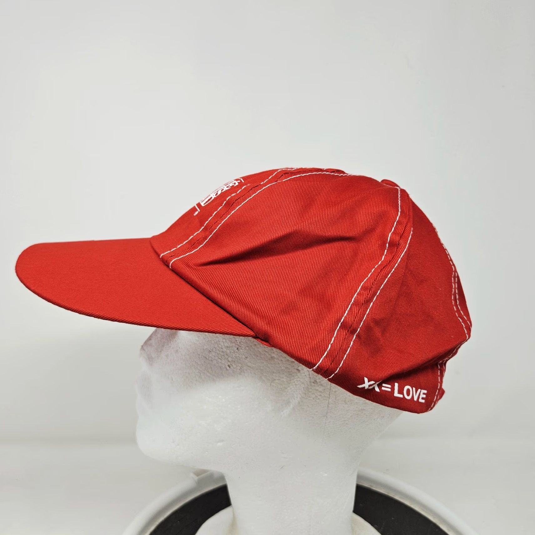 Vintage VINTAGE Marithe Francois Girbaud Hat Cap Baseball Fitted One Size Red Mens 90s Size ONE SIZE - 5 Thumbnail