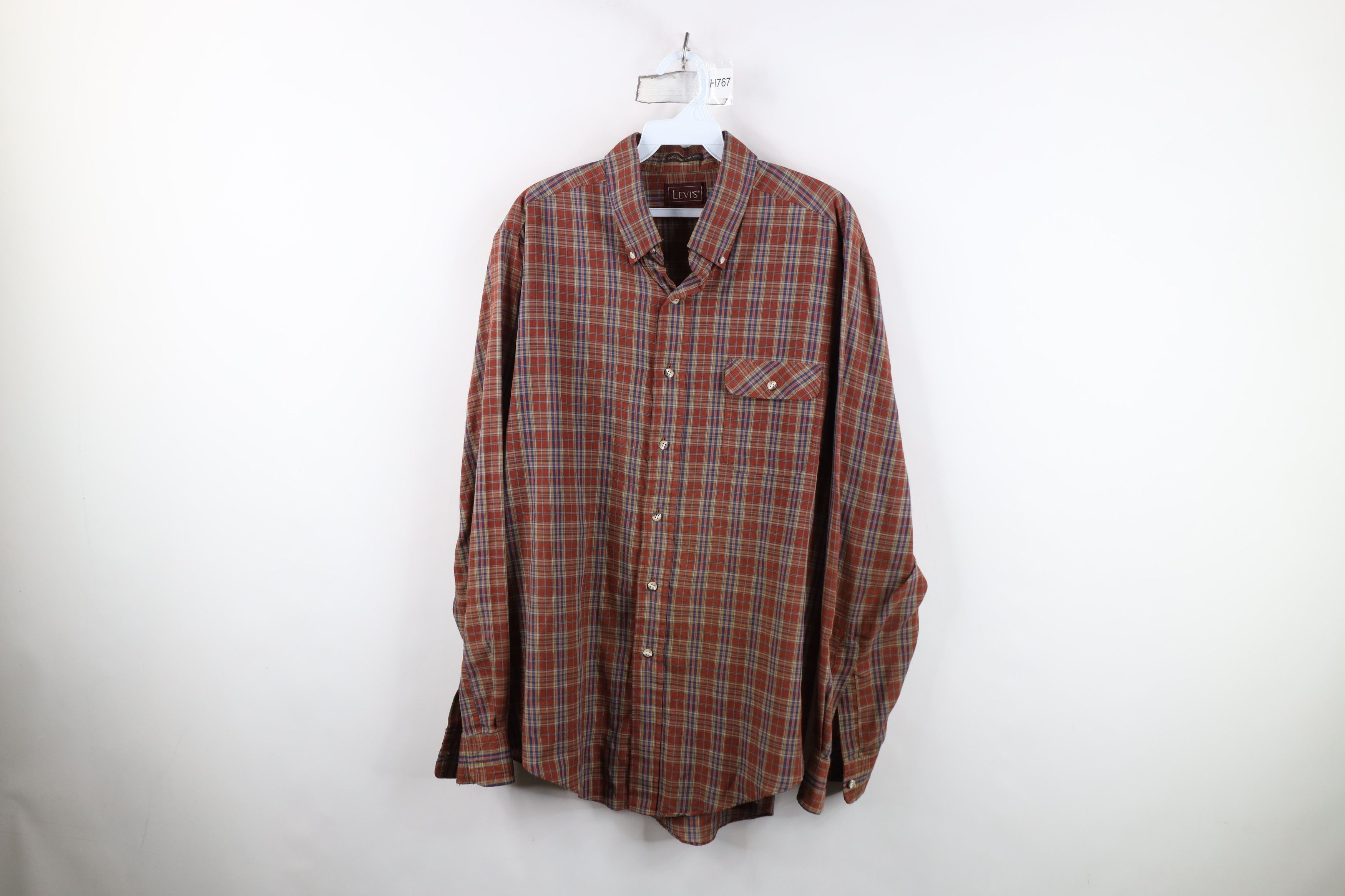 Levi's Vintage 70s 80s Levis Cowboy Collared Button Down Shirt Size US XL / EU 56 / 4 - 1 Thumbnail