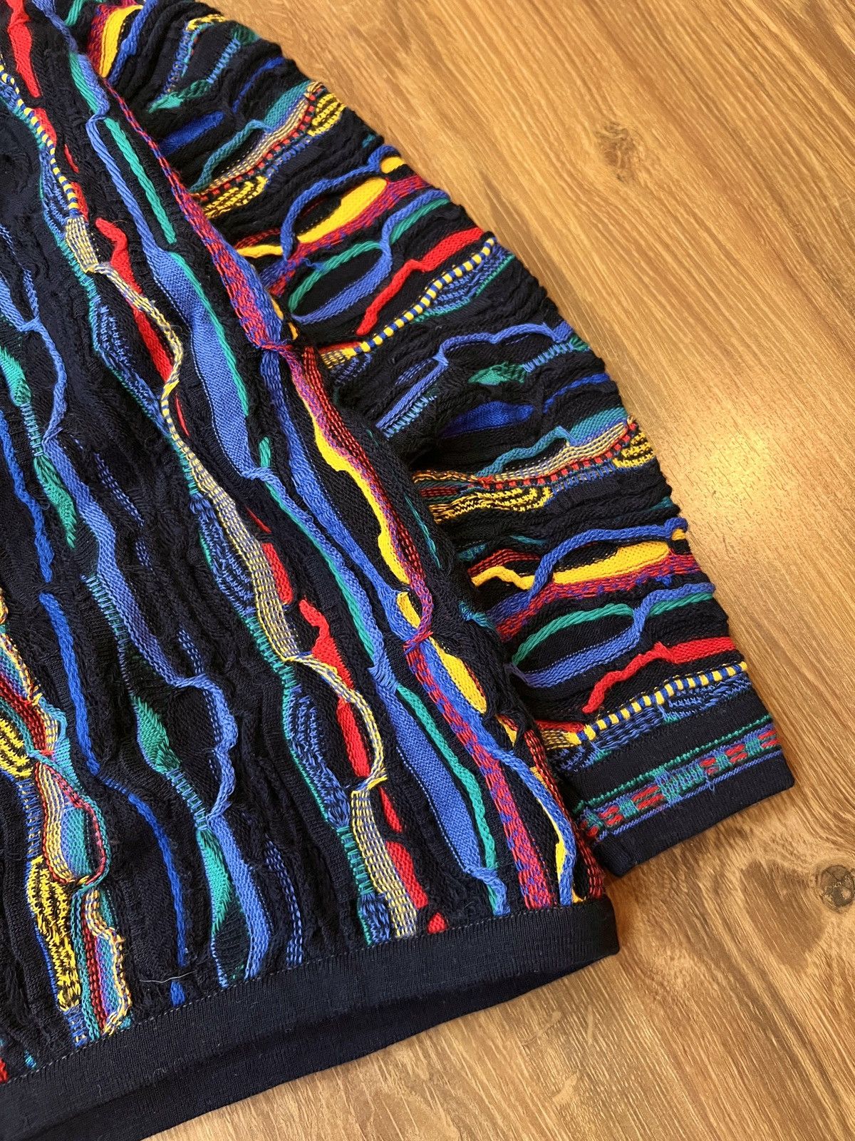 Coogi Rare Coogi 3D Knit / Sweater (Black/Blue/Red/Yellow) Size US M / EU 48-50 / 2 - 9 Thumbnail