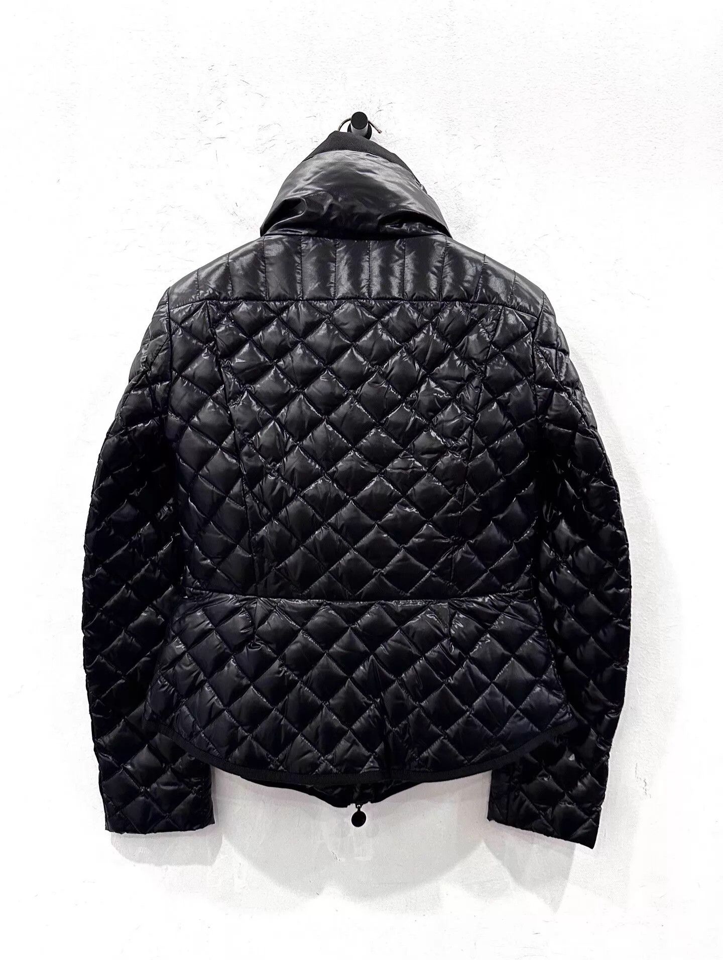 Moncler Moncler Champetre Quilted Side Logo W Black Down Coat 3 New Size L / US 10 / IT 46 - 2 Thumbnail