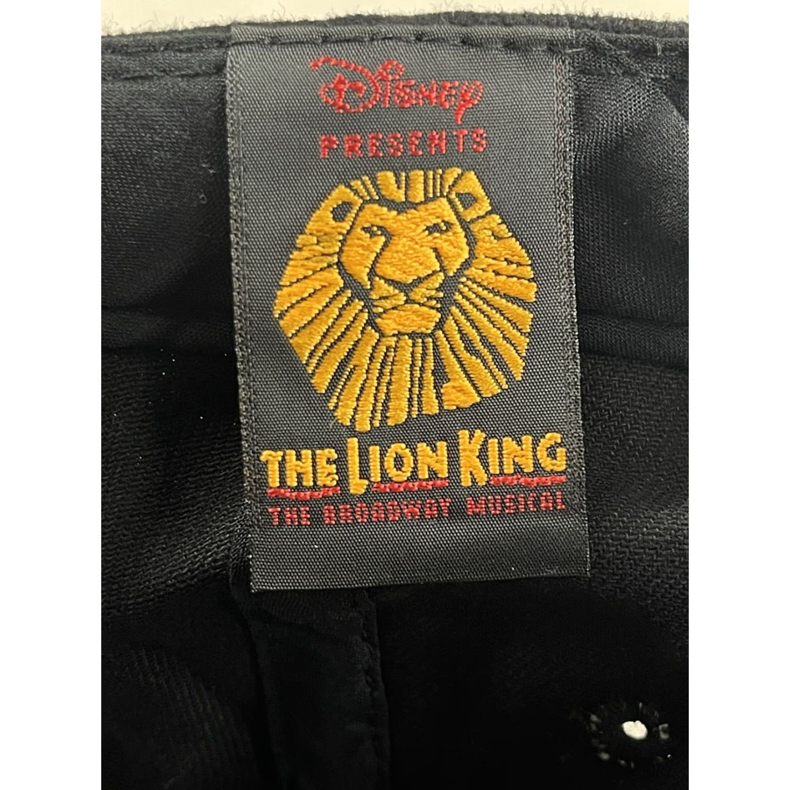Disney Disney Hat Baseball Cap VIP The Lion King Adjustable Strapback Black Cotton Canvas Men 2 Decade Disney Animals Simba Scar Cap Size ONE SIZE - 6 Thumbnail