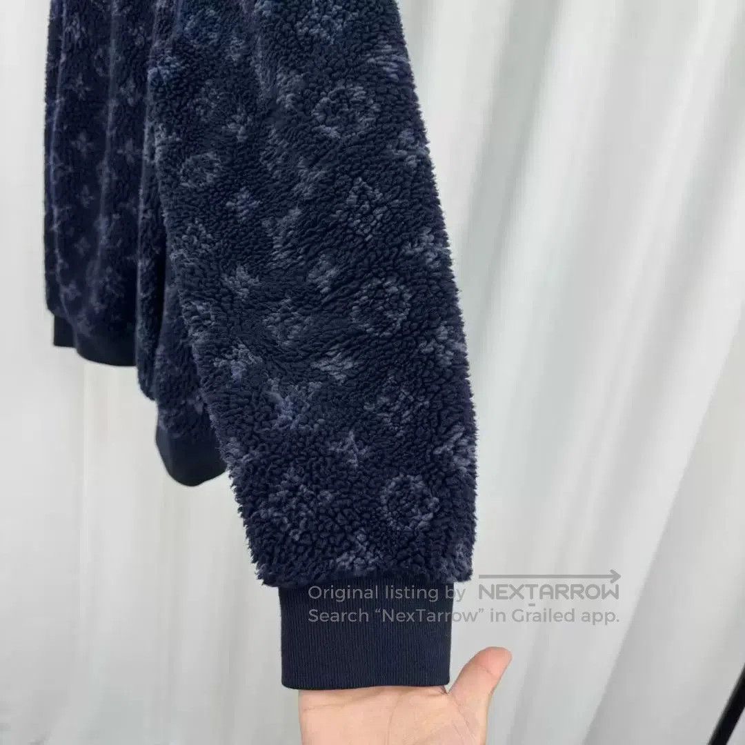 Louis Vuitton navy monogram teddy jacket by louis vuitton. Size M / US 6-8 / IT 42-44 - 4 Thumbnail
