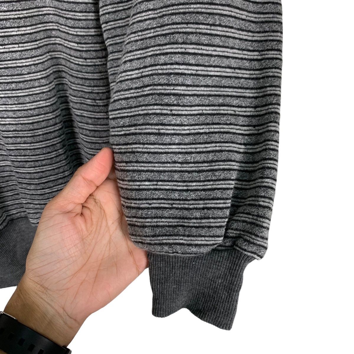 Ellesse ELLESSE Striped Crewneck Sweatshirts #0816-C37 Size US M / EU 48-50 / 2 - 9 Thumbnail