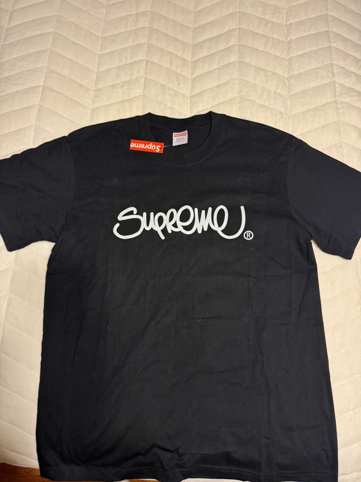 Supreme Handstyle Tee Black Size (Small) SS22