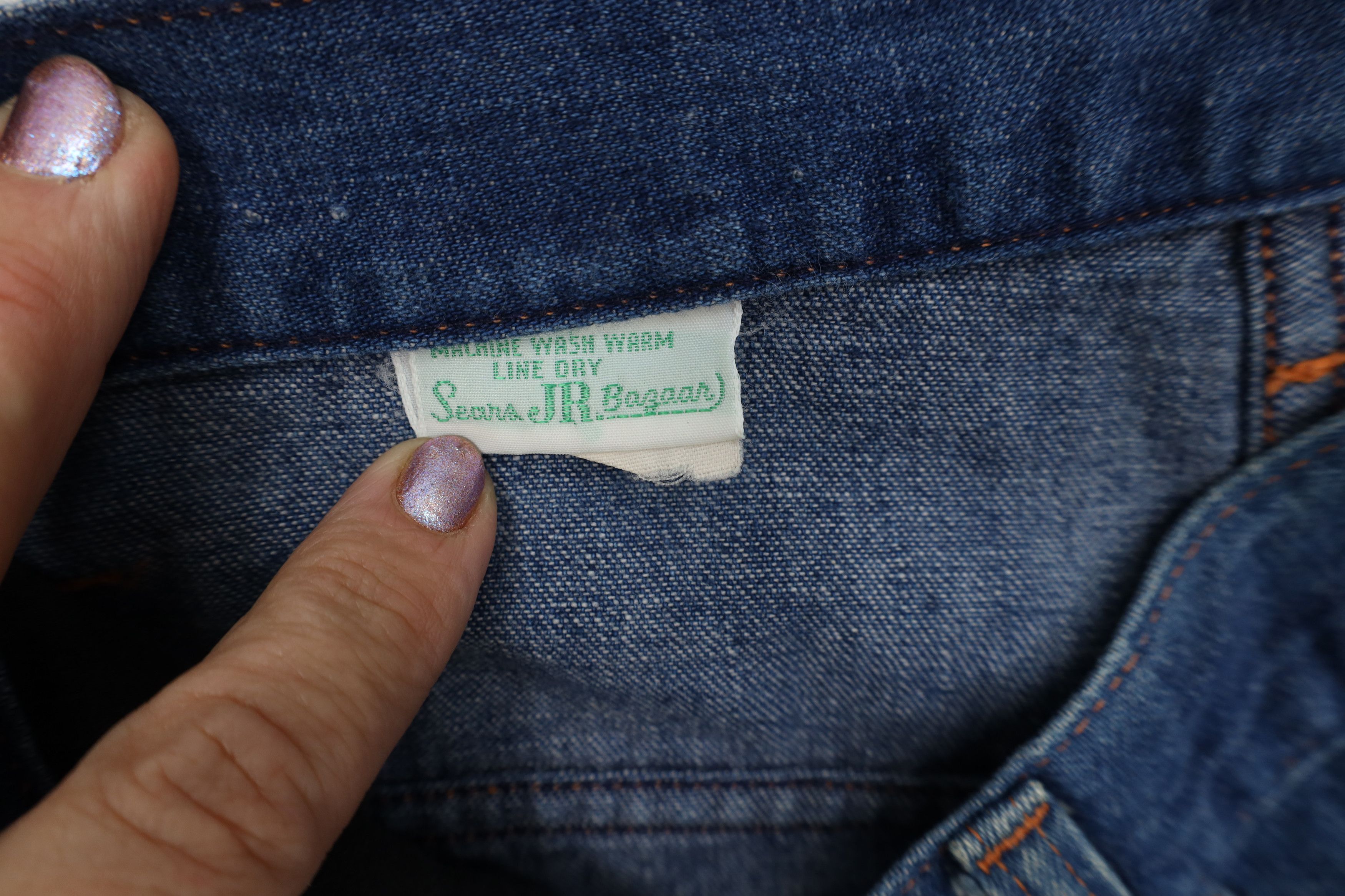 Vintage Vintage 70s Streetwear Straight Leg Denim Jeans Blue USA Size 28" / US 6 / IT 42 - 9 Thumbnail