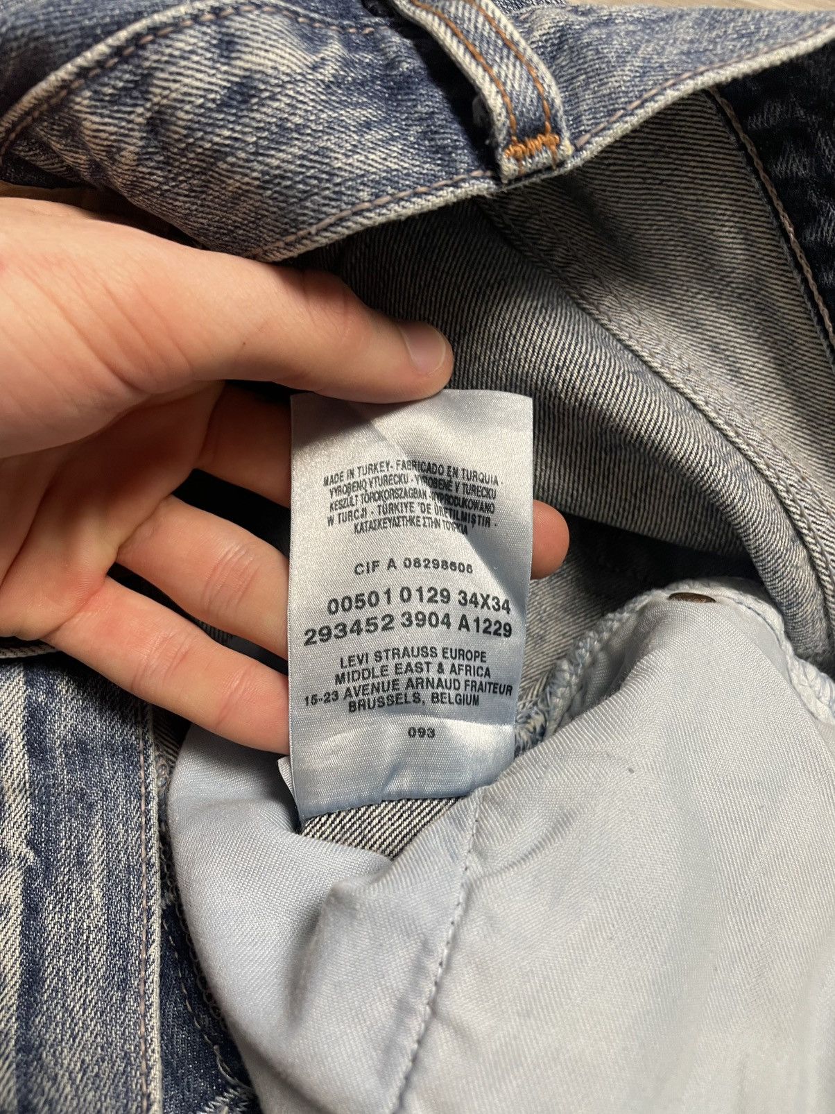 Levi's Vintage Clothing Vintage Levis 501 Blue Denim Jeans Selvedge 34/34 Size US 34 / EU 50 - 12 Thumbnail