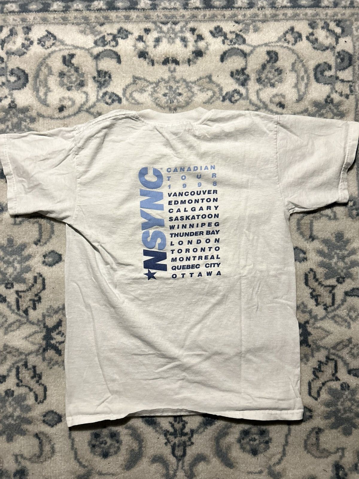 Vintage Vintage NSYNC Band 1999 Canadian Tour T-Shirt size medium Size US M / EU 48-50 / 2 - 3 Thumbnail