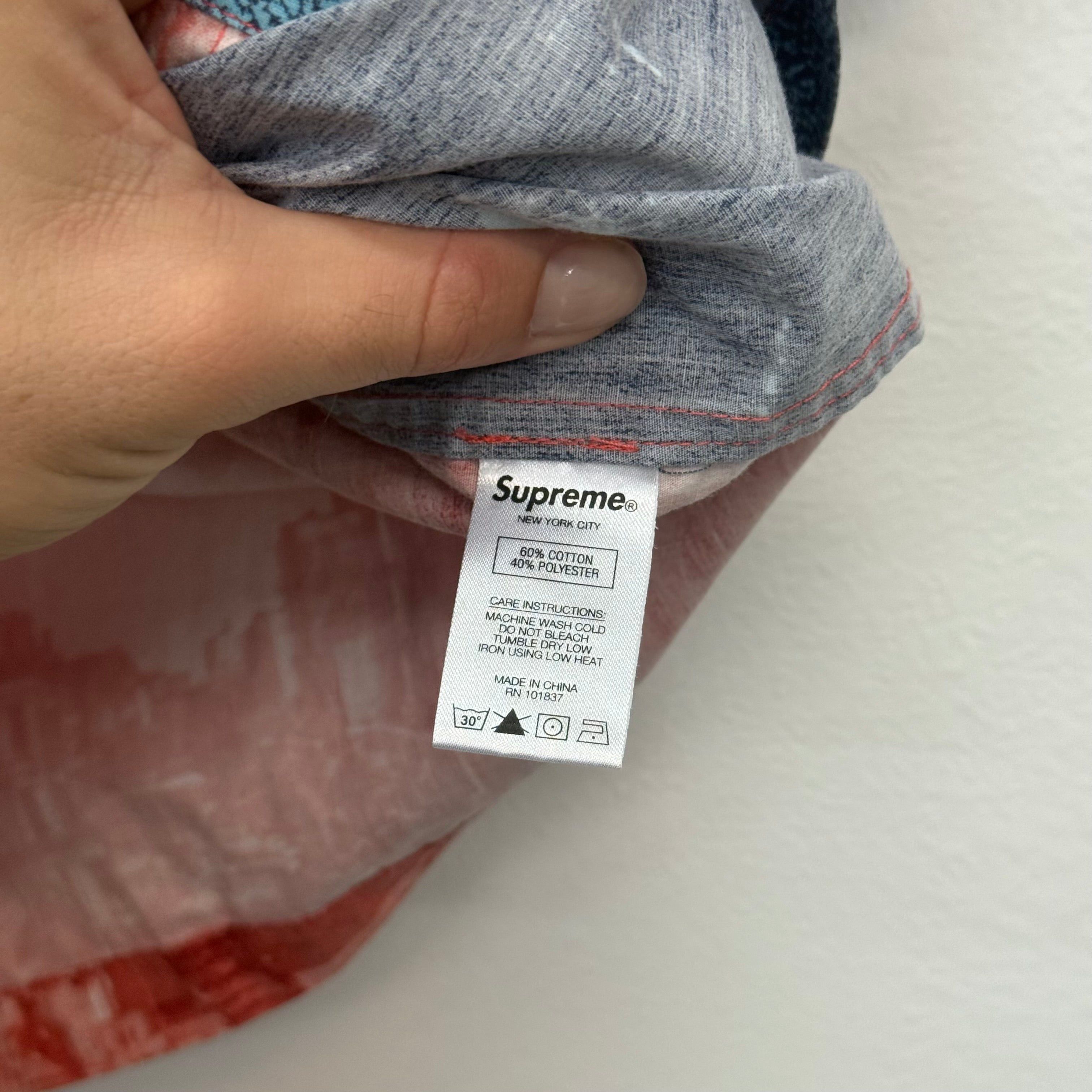 Supreme Supreme Muhammed Ali Work Shirt - Size S Size US S / EU 44-46 / 1 - 6 Thumbnail