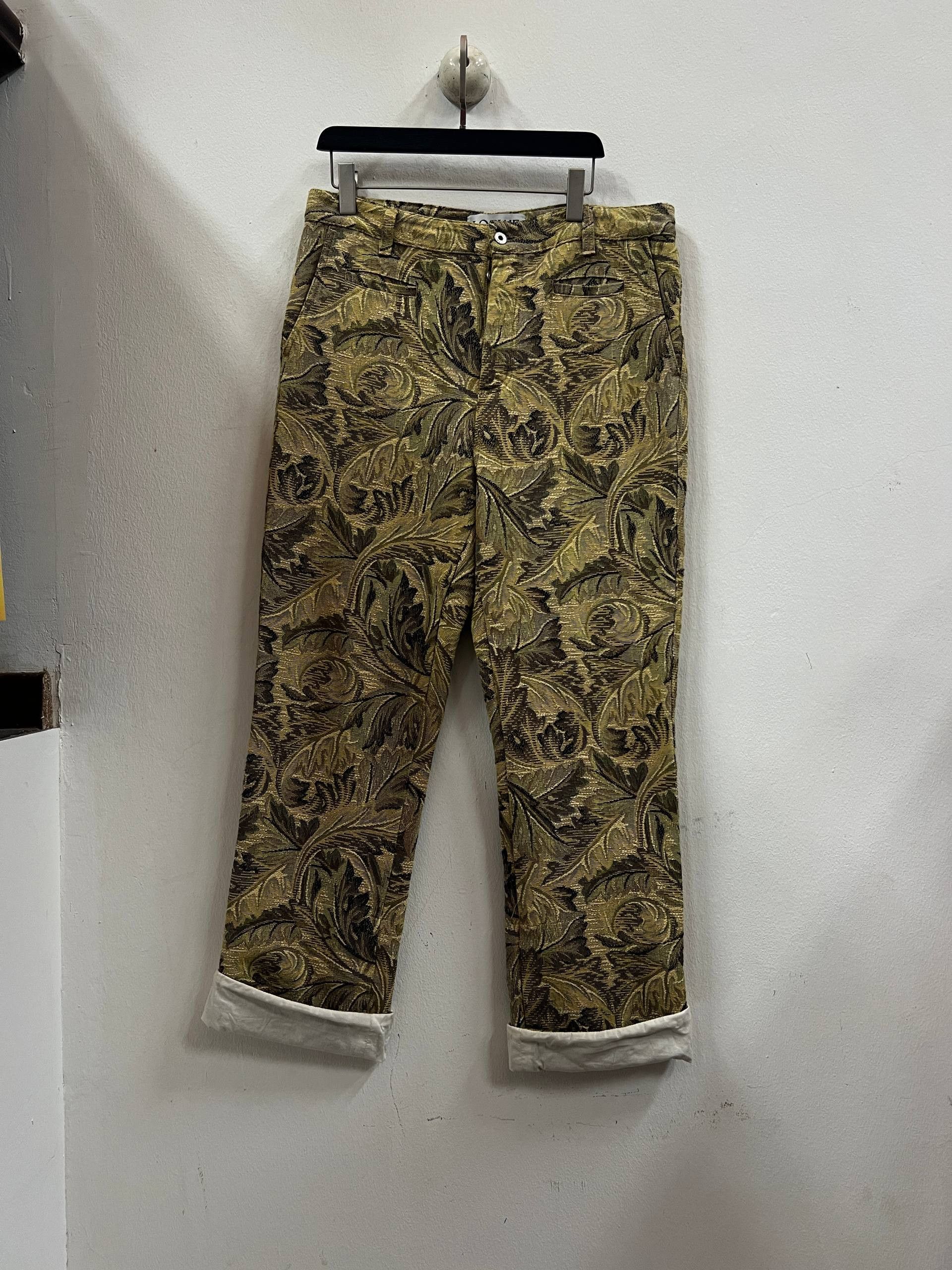 Loewe 2017 Loewe x William Morris Floral Tapestry Fisherman Pants Size US 34 / EU 50 - 2 Thumbnail
