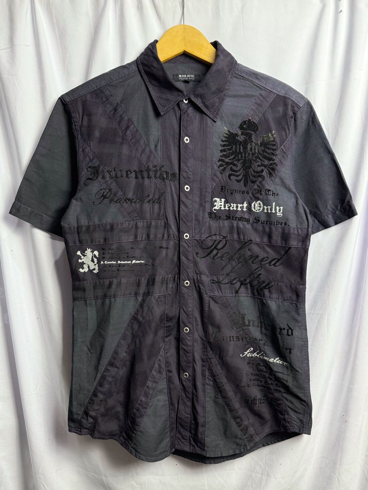 14th Addiction England Flag Black Poem Intheattic Size US L / EU 52-54 / 3 - 1 Thumbnail