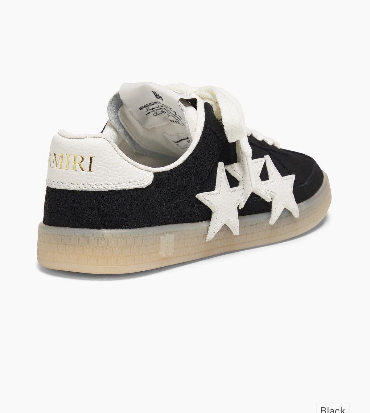 Amiri Amiri Pacific Star Leather Low-Top Sneakers Size US 10 / EU 43 - 2 Thumbnail