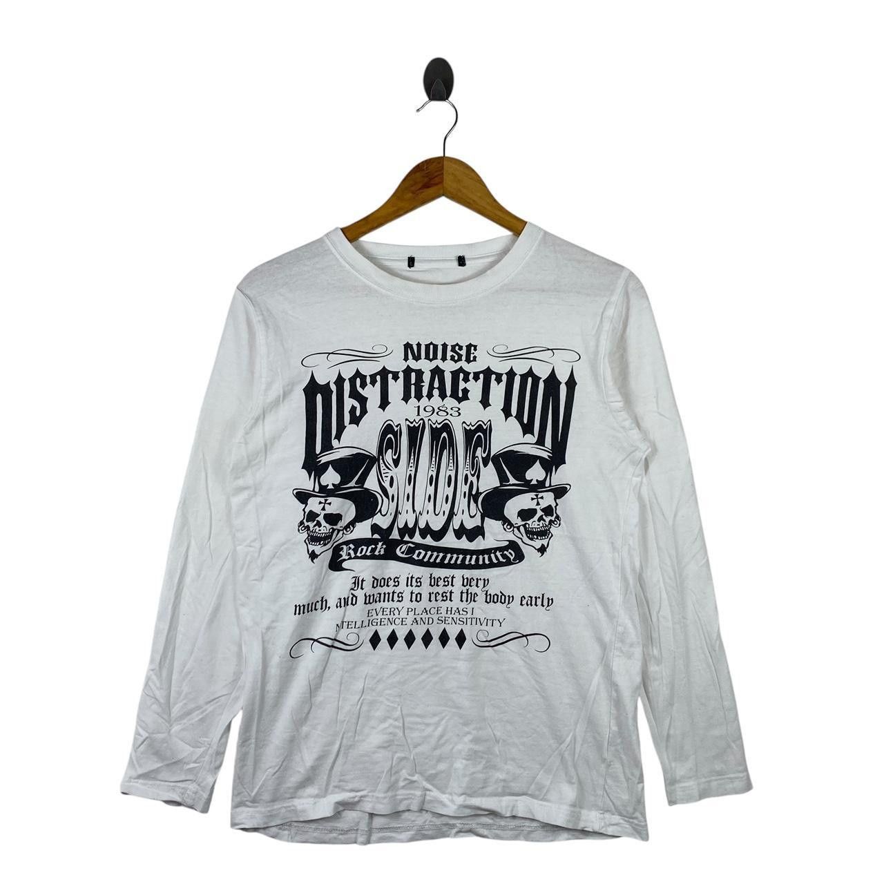 Other JAPAN NOISE DISTRACTION Rock Community Skull Tee Shirt Top Size S / US 4 / IT 40 - 1 Thumbnail