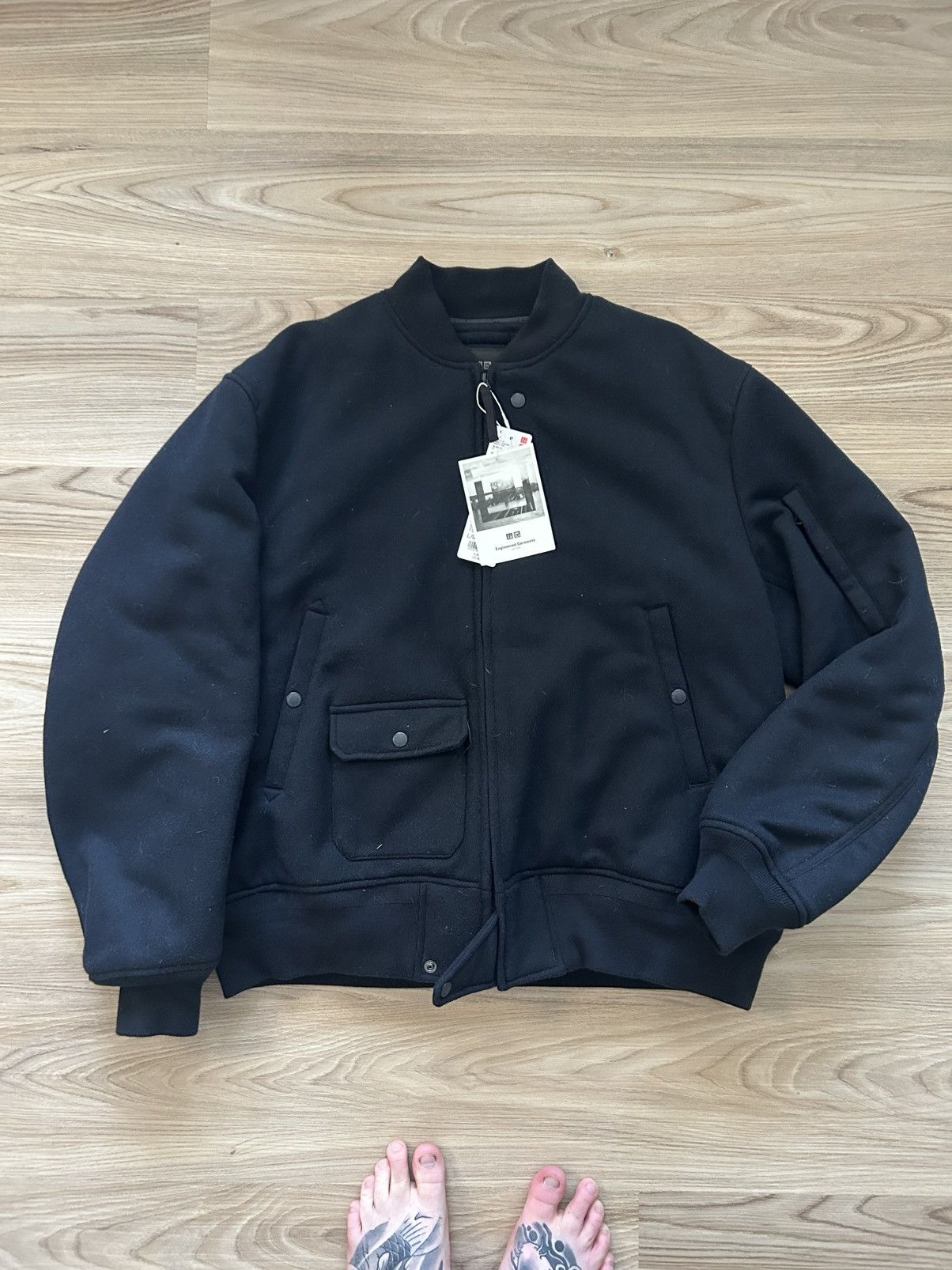 Engineered Garments Engineered Garments Wool Bomber Jacket New With Tags Size US L / EU 52-54 / 3 - 1 Thumbnail