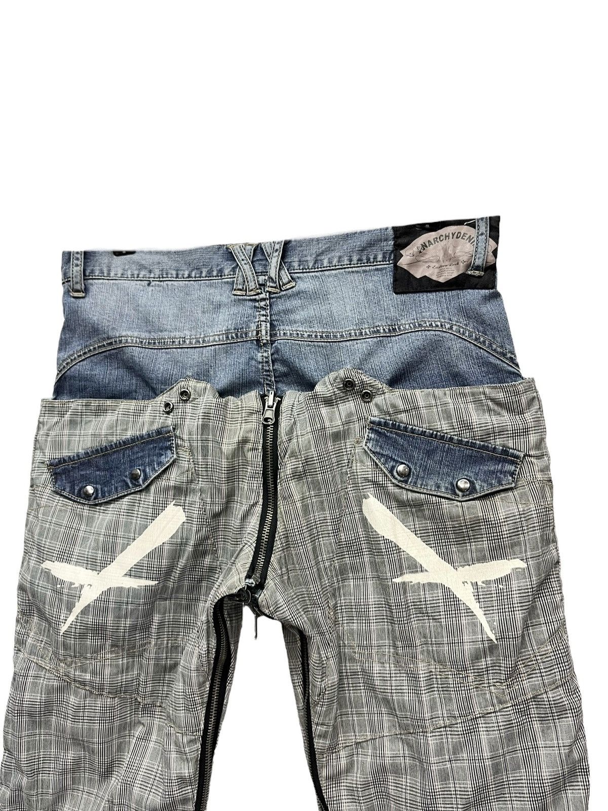 Grailed PPFM EASTERN ROCK ANARCHY DENIM Punk Zipper Reversible Denim Size US 31 - 16 Thumbnail