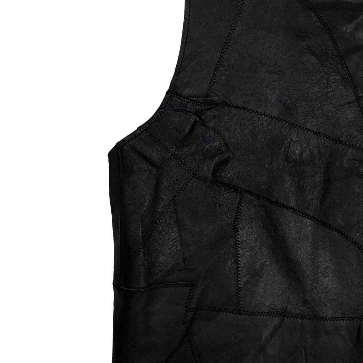 Japanese Brand 🔥90’s Soft Leather Riot Riot Vest Biker Wear Issey Miyake Size US M / EU 48-50 / 2 - 9 Thumbnail