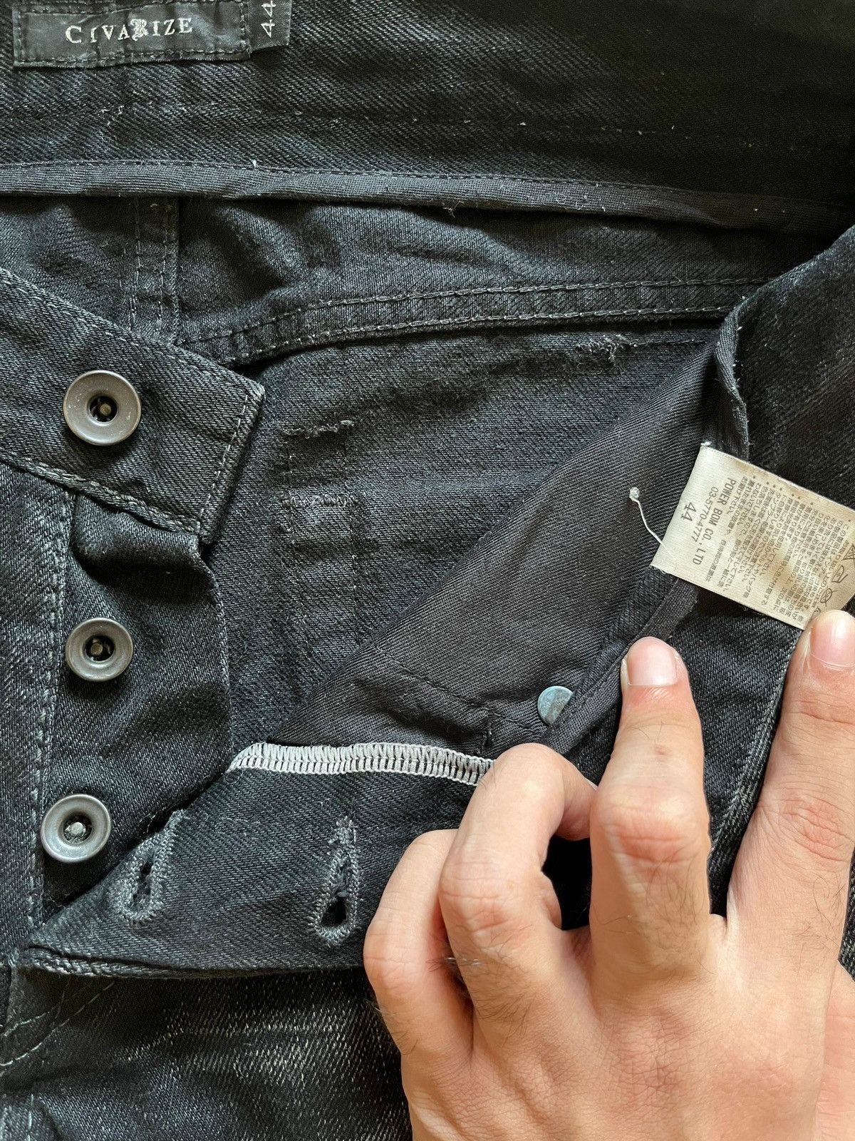 CIVARIZE × Japanese Brand Vintage Japanese Civarize Painted Gaultier Style Punk Jeans Size US 30 / EU 46 - 10 Thumbnail
