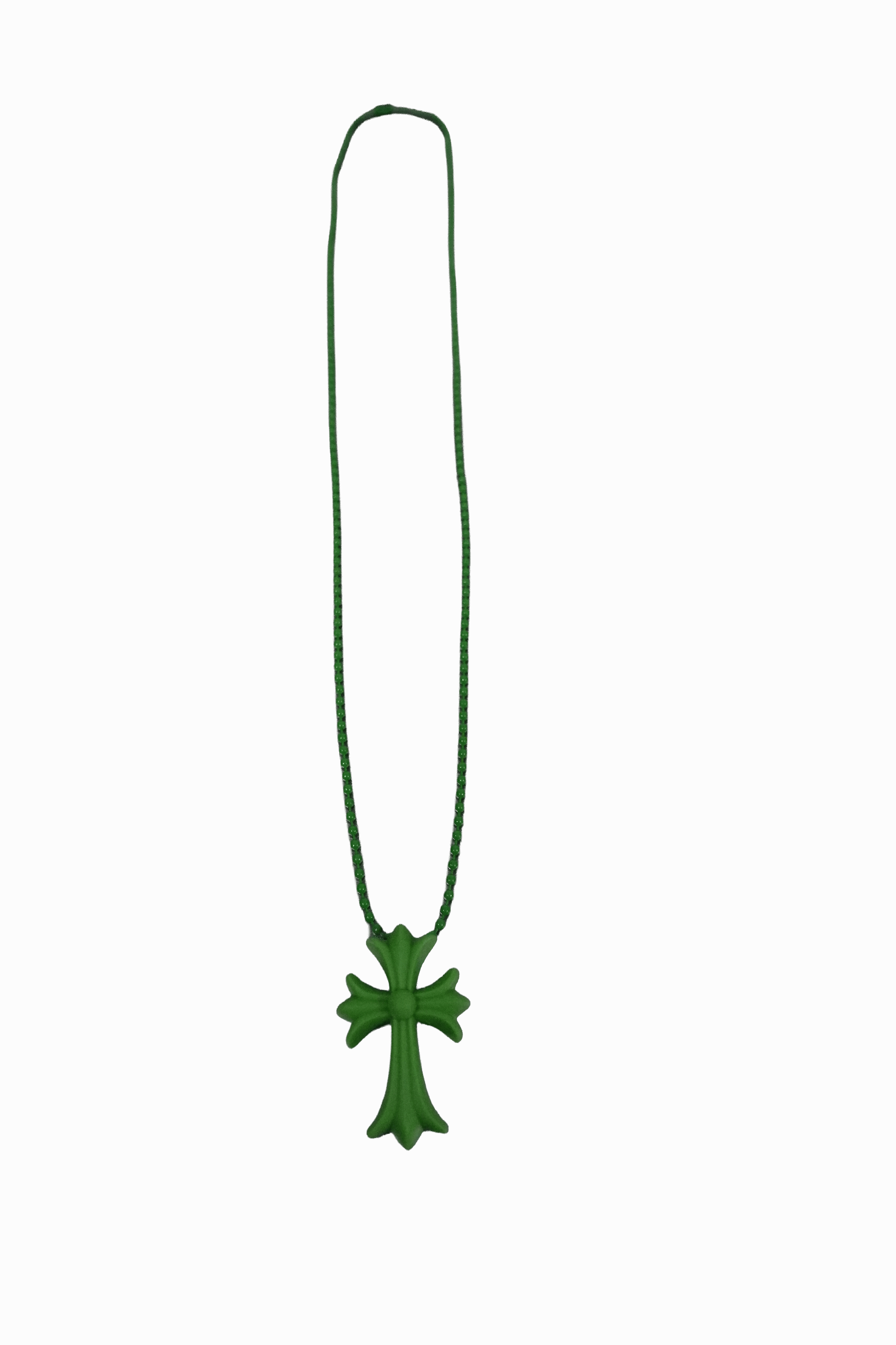 Chrome Hearts CHROME HEARTS SILICHROME NECKLACE GREEN Size ONE SIZE - 1 Thumbnail
