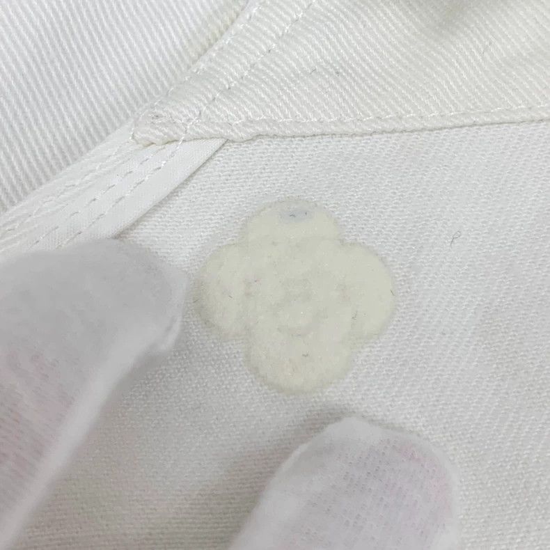 Chanel Chanel White logo camellia relief cotton denim vest Size XS / US 0-2 / IT 36-38 - 9 Thumbnail