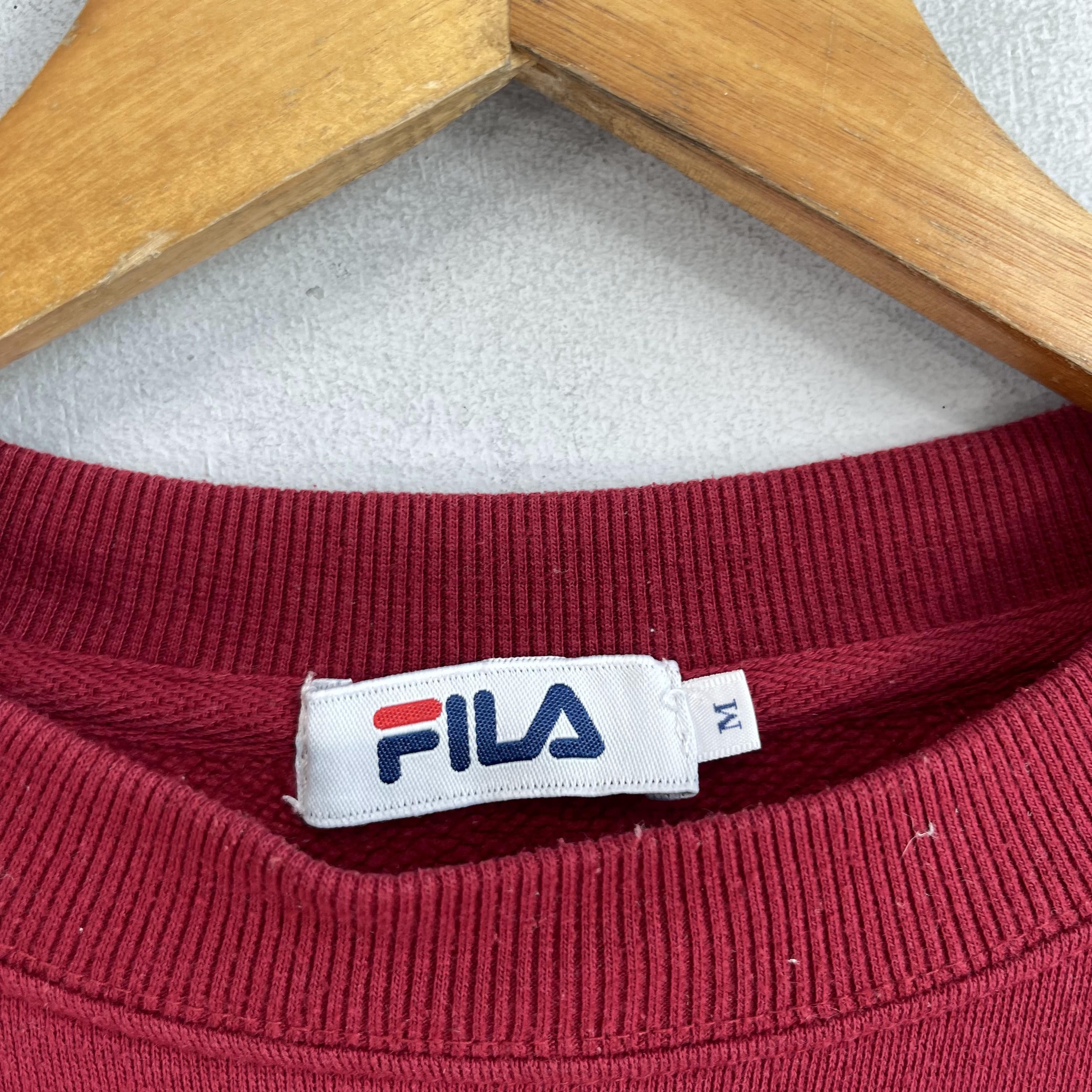 Fila × Vintage Vintage FILA Big Logo Spellout Crewneck Sweatshirt Size US M / EU 48-50 / 2 - 5 Thumbnail