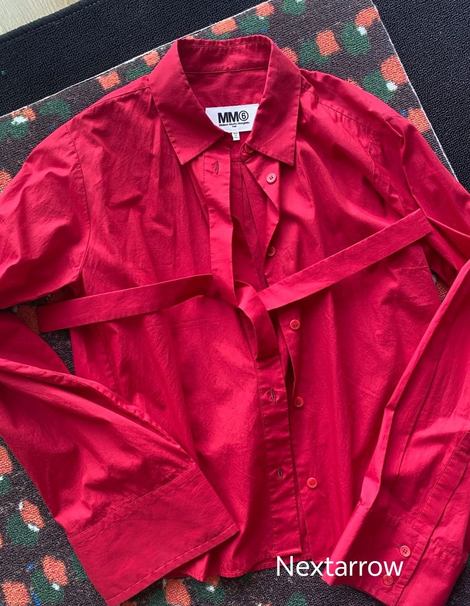 Maison Margiela Mm6 Masion Margiela Scarlet Shirt 2412-Nextarrow Size M / US 6-8 / IT 42-44 - 1 Thumbnail