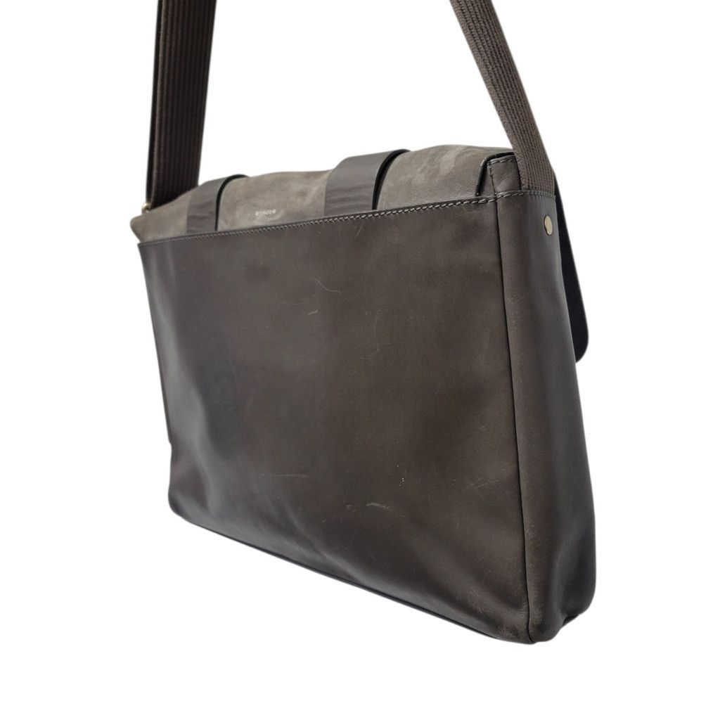 Skagen SKAGEN Men Gray Messenger Genuine Cowhide Leather Bag Size ONE SIZE - 8 Thumbnail