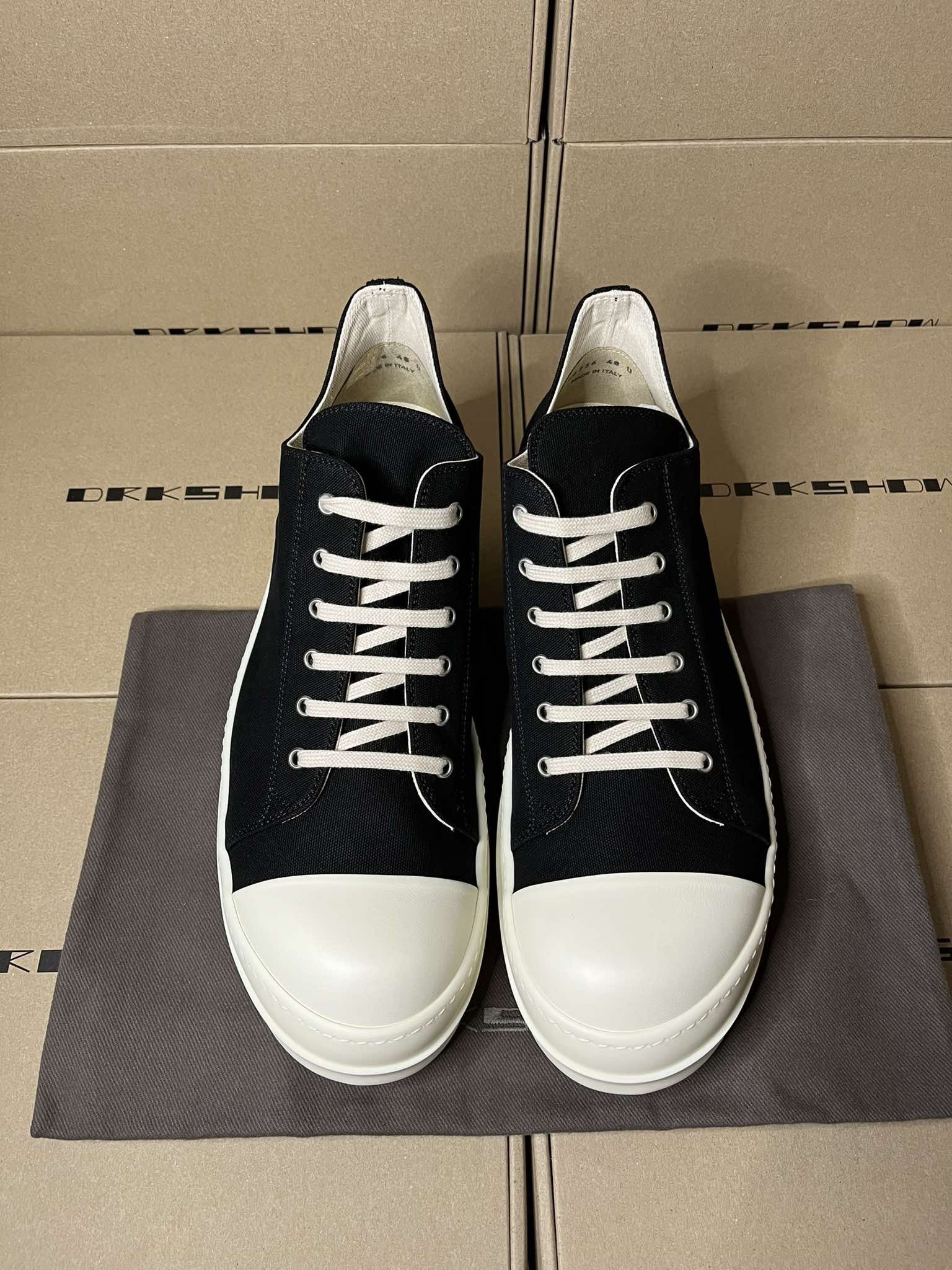 Rick Owens Drkshdw Rick Owens Drkshdw Ramones Low Sneaks Size US 8 / EU 41 - 7 Thumbnail