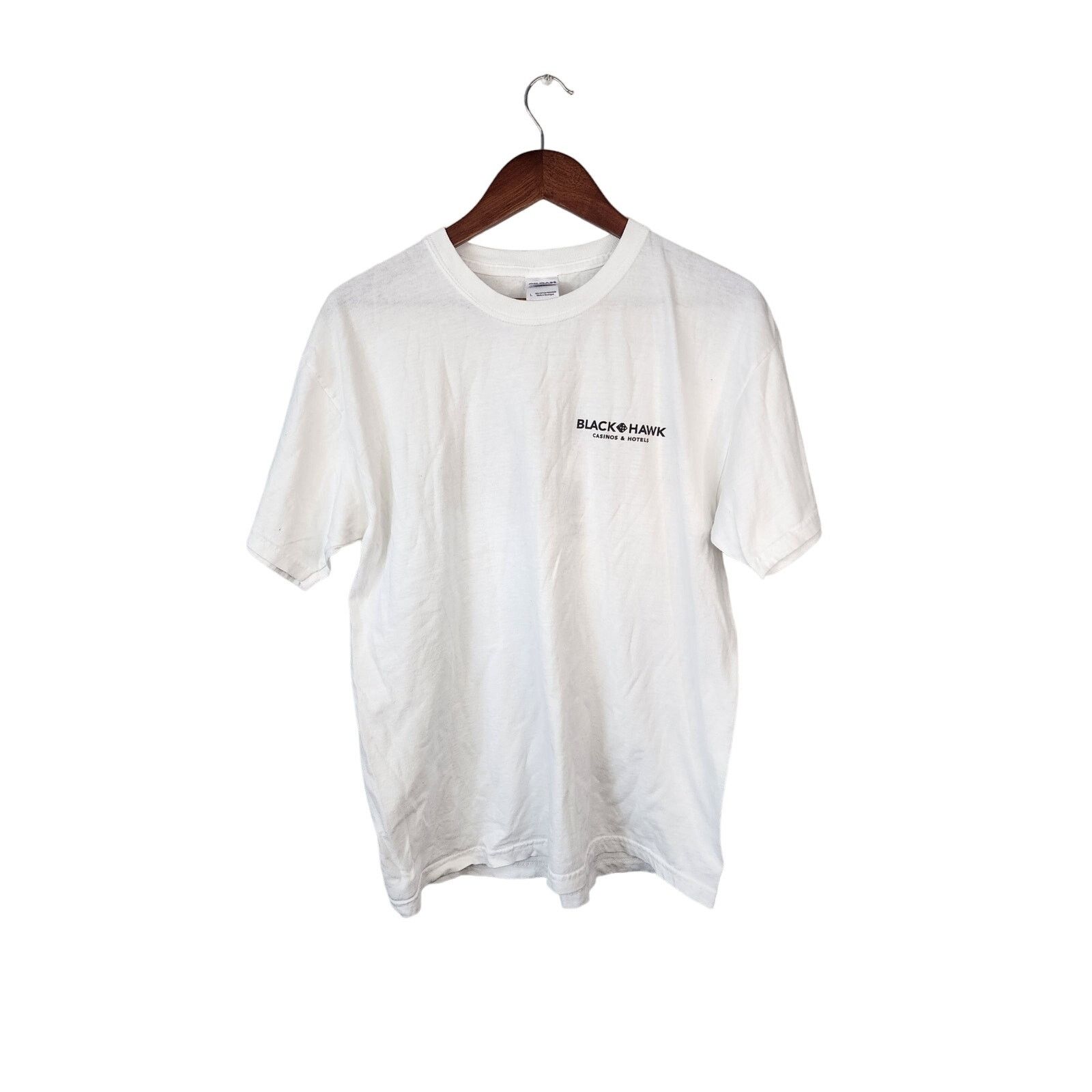 Gildan Black Hawk Casino Shirt Gold Rush Money Colorado Tee Large Size US L / EU 52-54 / 3 - 3 Thumbnail