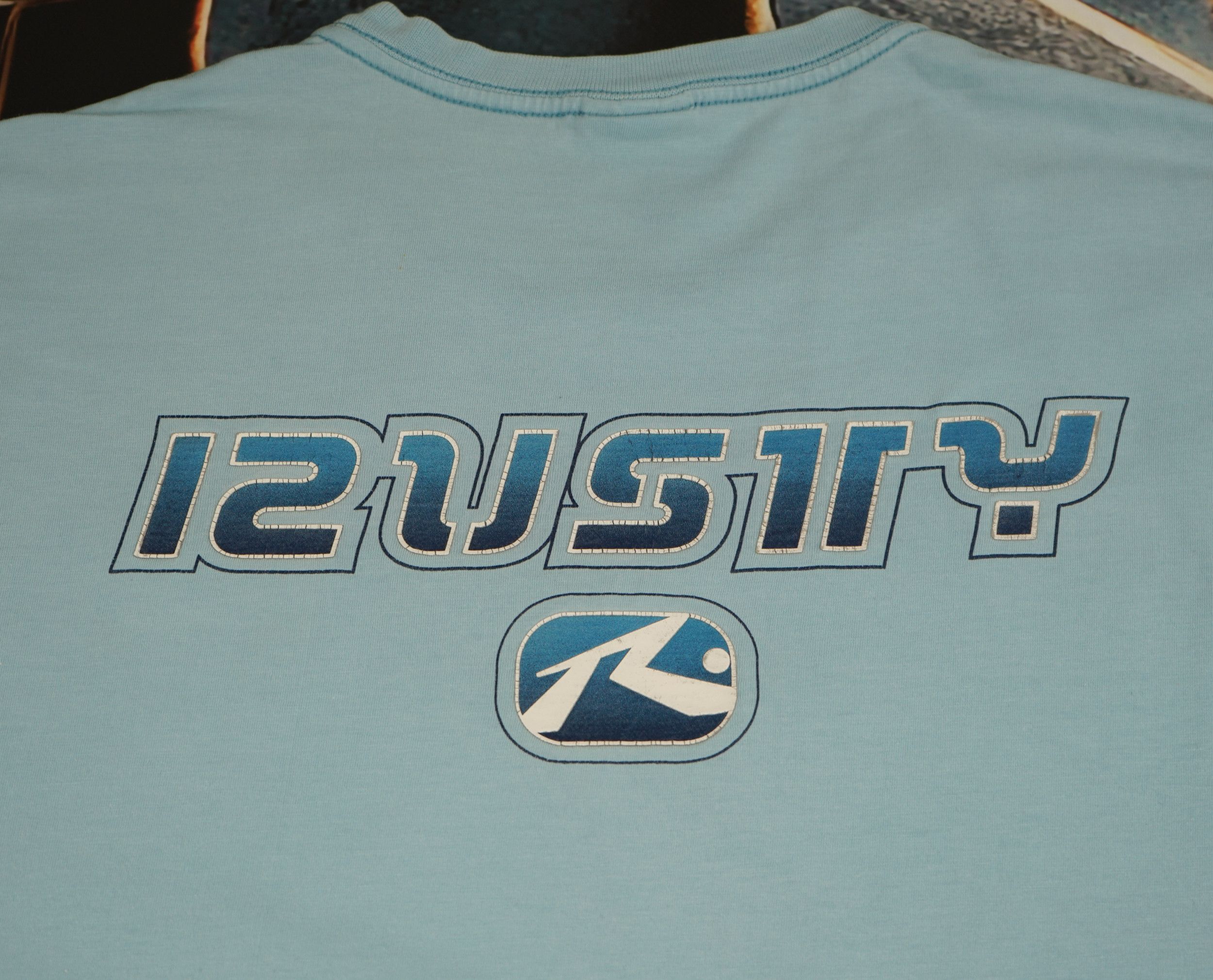 Rusty × Santa Cruz Skateboards × Vintage Vintage 90s Rusty T-Shirt Size US XL / EU 56 / 4 - 8 Thumbnail