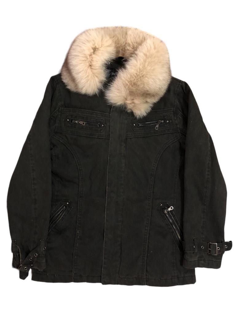 In The Attic In The Attic Raccoon fur Collared Jacket Size US S / EU 44-46 / 1 - 1 Thumbnail