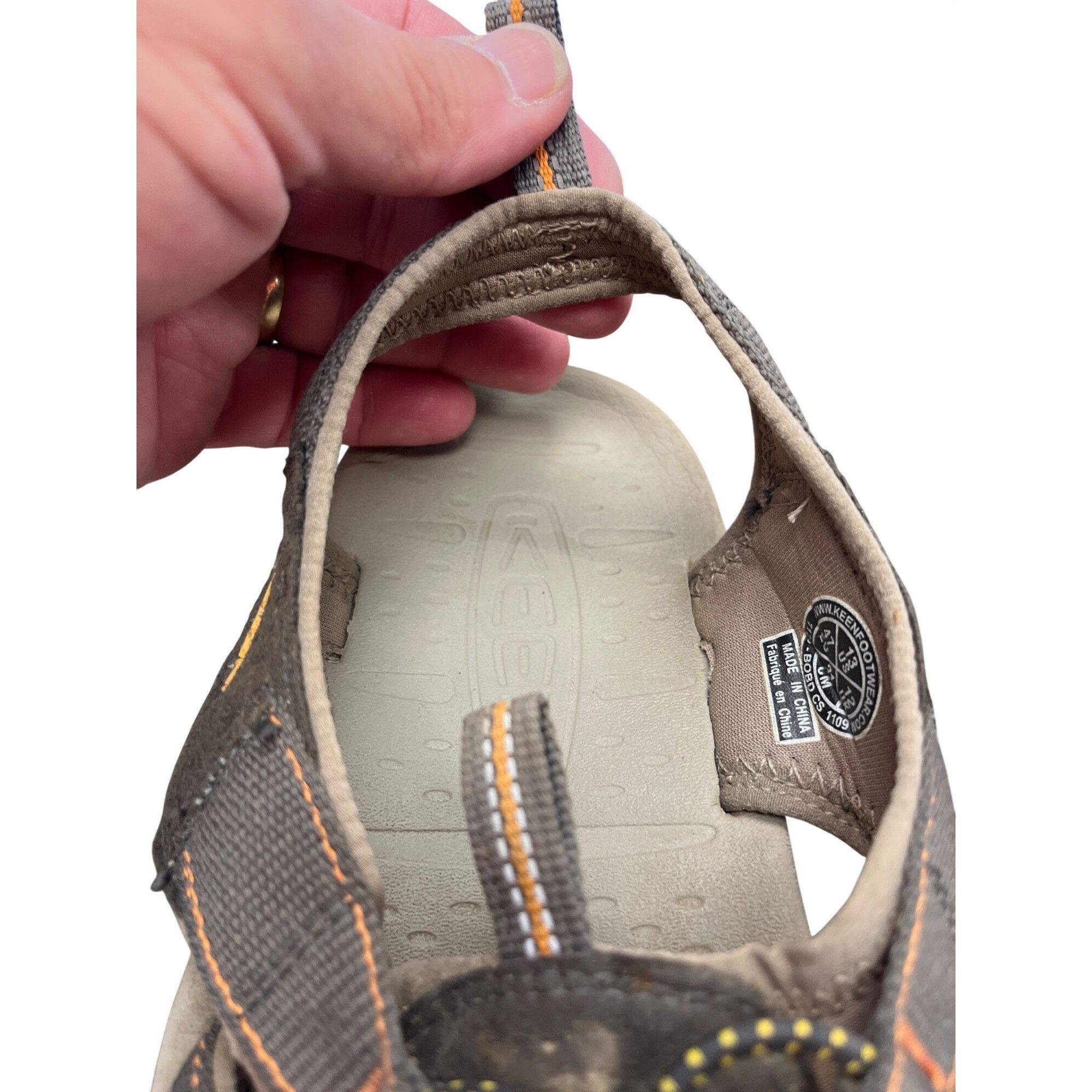 KEEN Keen mens brown leather waterproof hiking water sandals shoe Size US 13 / EU 46 - 8 Thumbnail