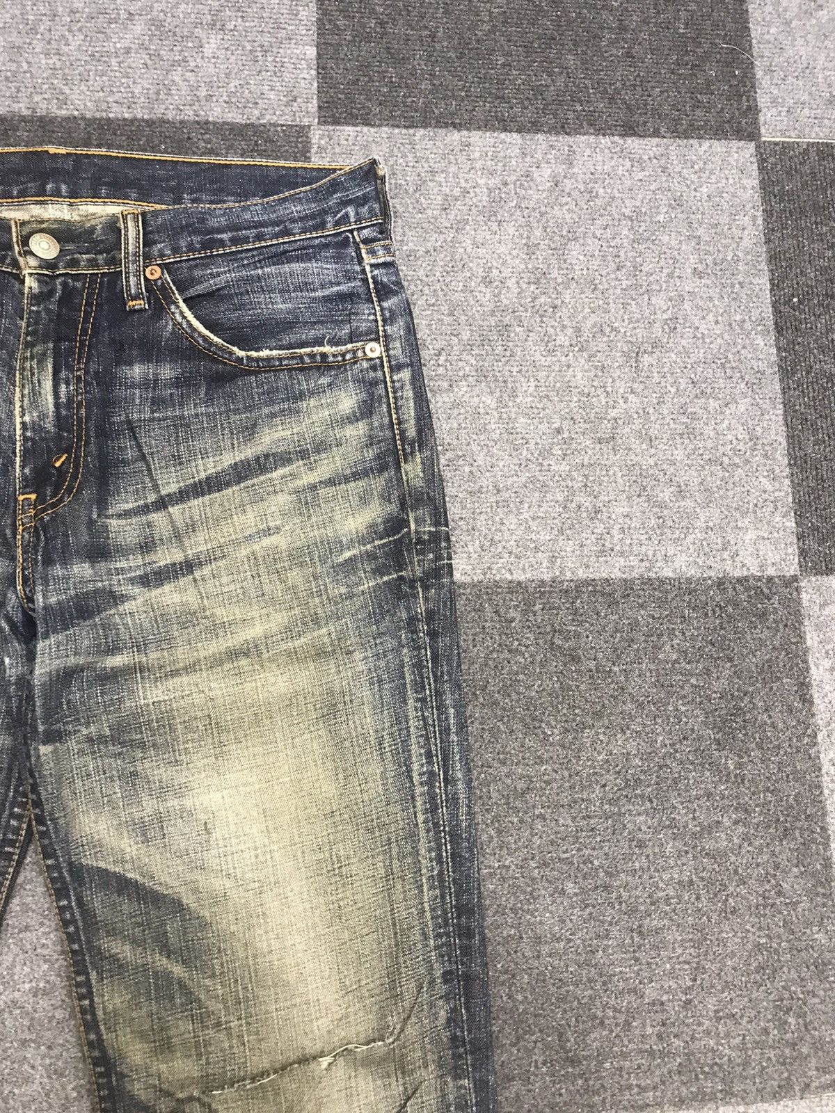 Levi's 🔥Flare🔥Vintage Flare Levis 517 Distressed Jeans Size US 31 - 2 Thumbnail
